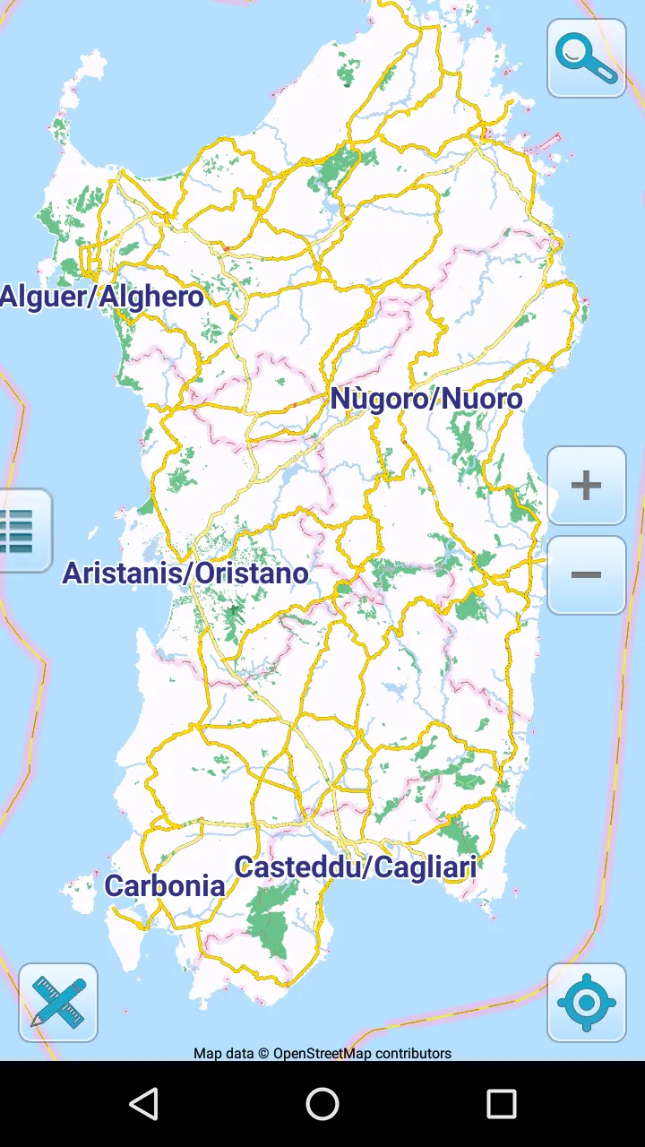 Map of Sardinia offline | Indus Appstore | Screenshot