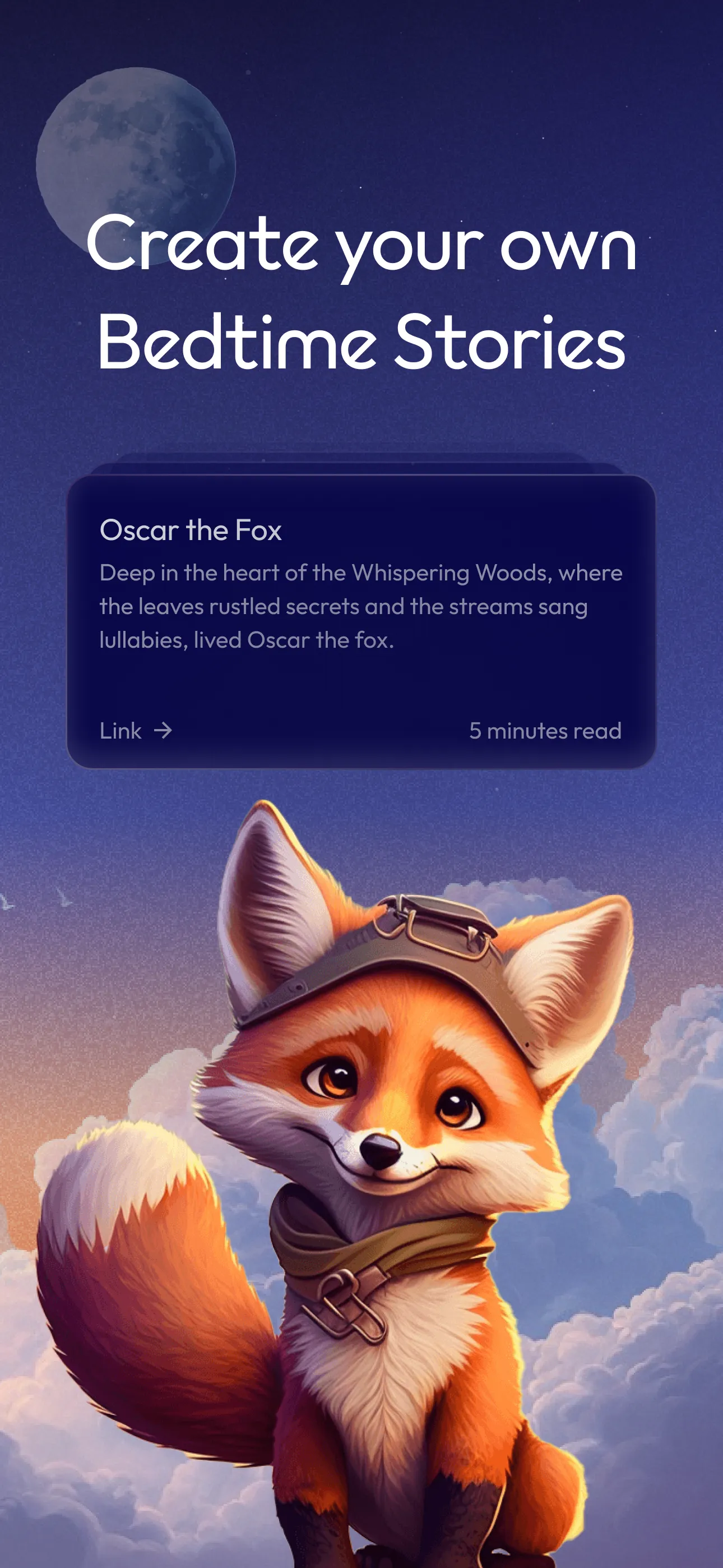 Oscar bedtime story generator | Indus Appstore | Screenshot