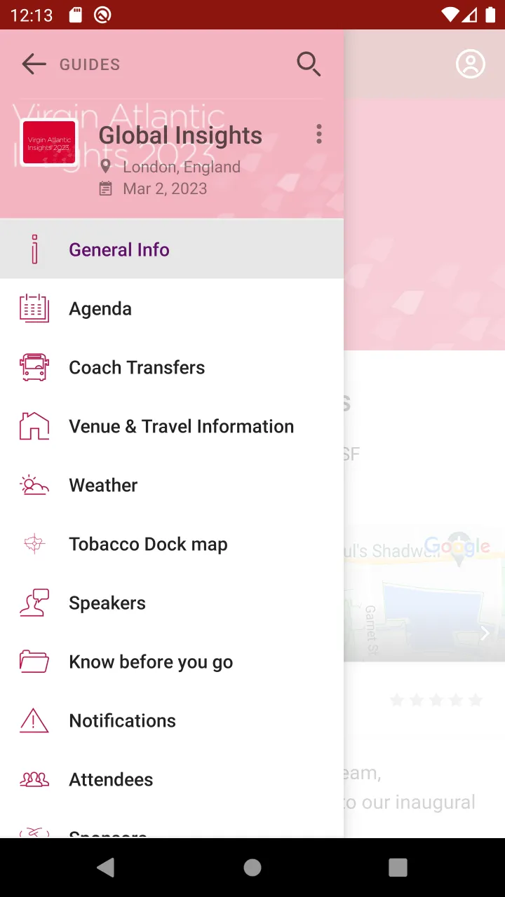 Virgin Atlantic Events | Indus Appstore | Screenshot