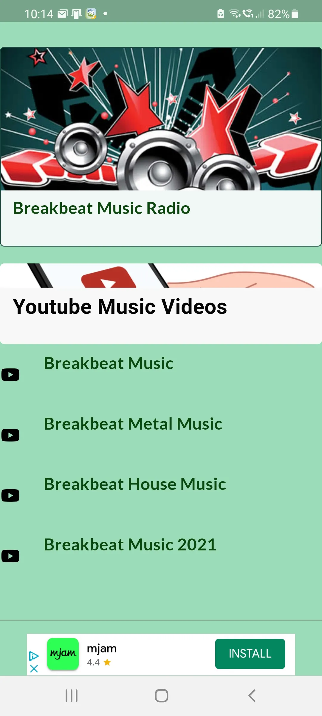 Breakbeat Music Radio Stations | Indus Appstore | Screenshot