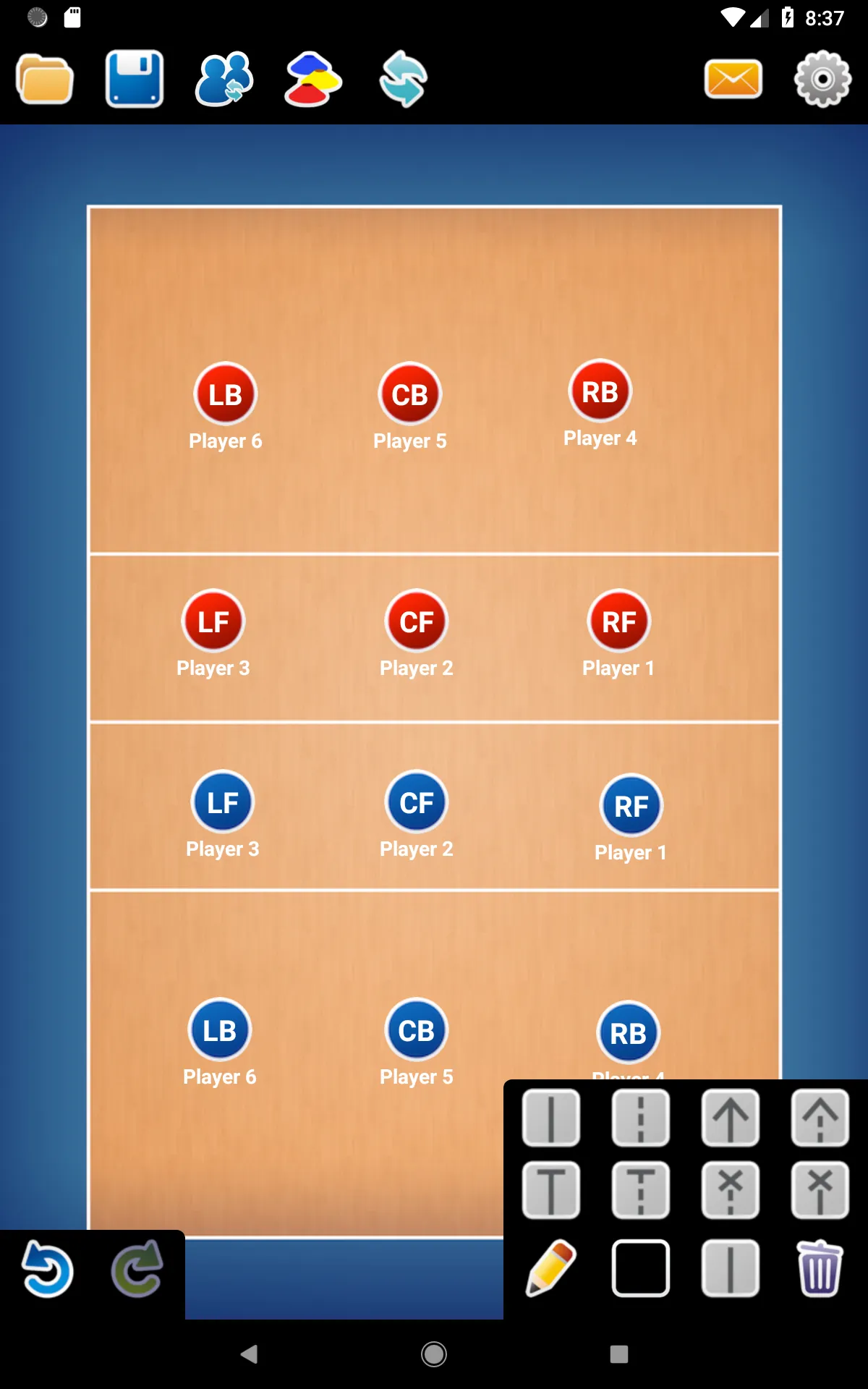 Coach Tactic Board: Volley | Indus Appstore | Screenshot