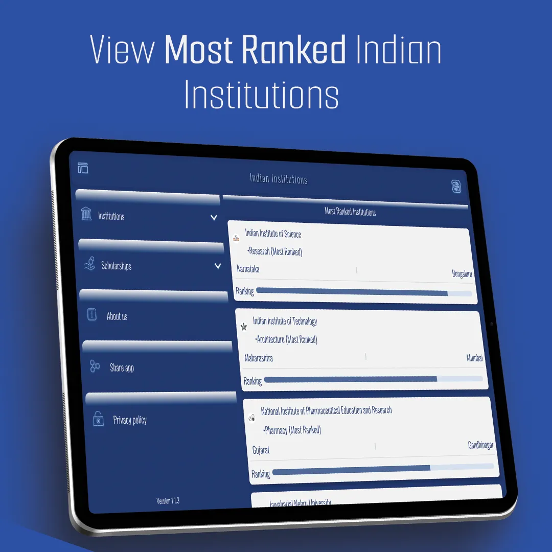 Indian Institutions | Indus Appstore | Screenshot