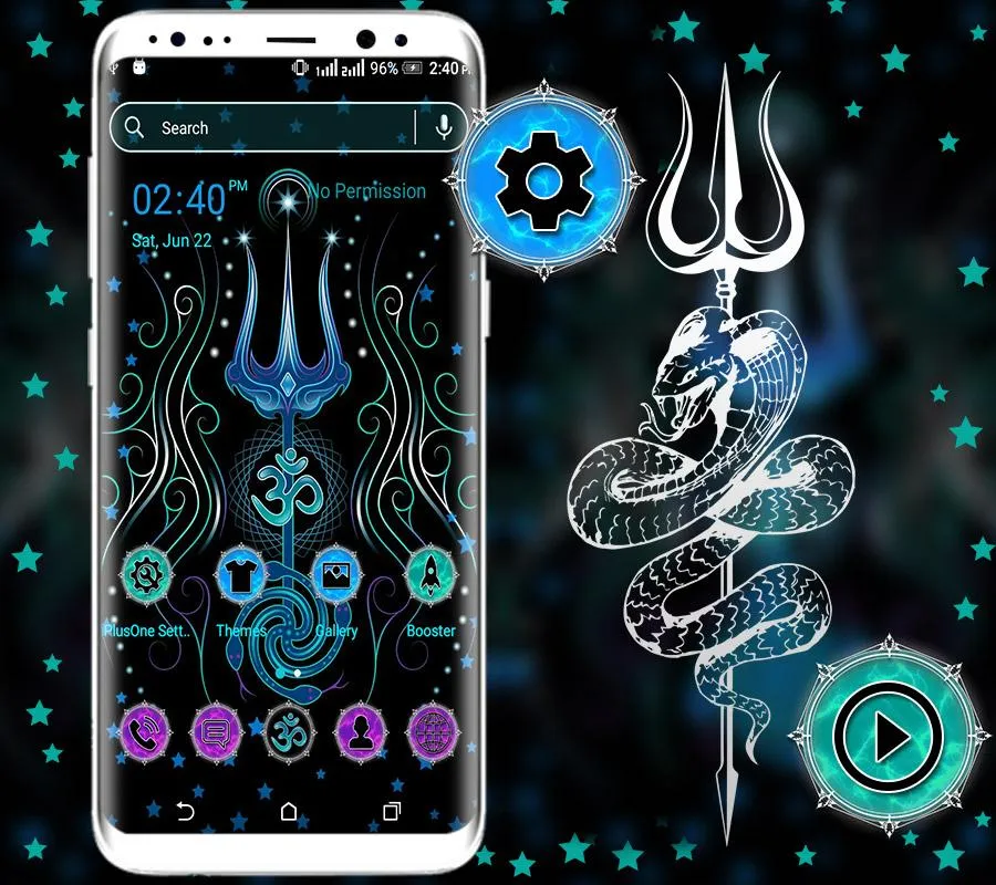 Shiva Trishul Launcher Theme | Indus Appstore | Screenshot