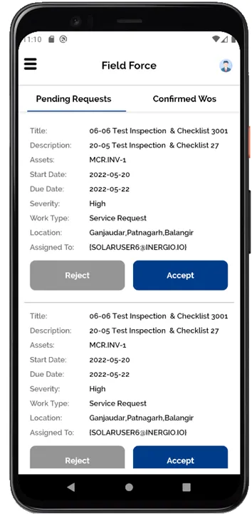 iSolarSight Fieldforce | Indus Appstore | Screenshot