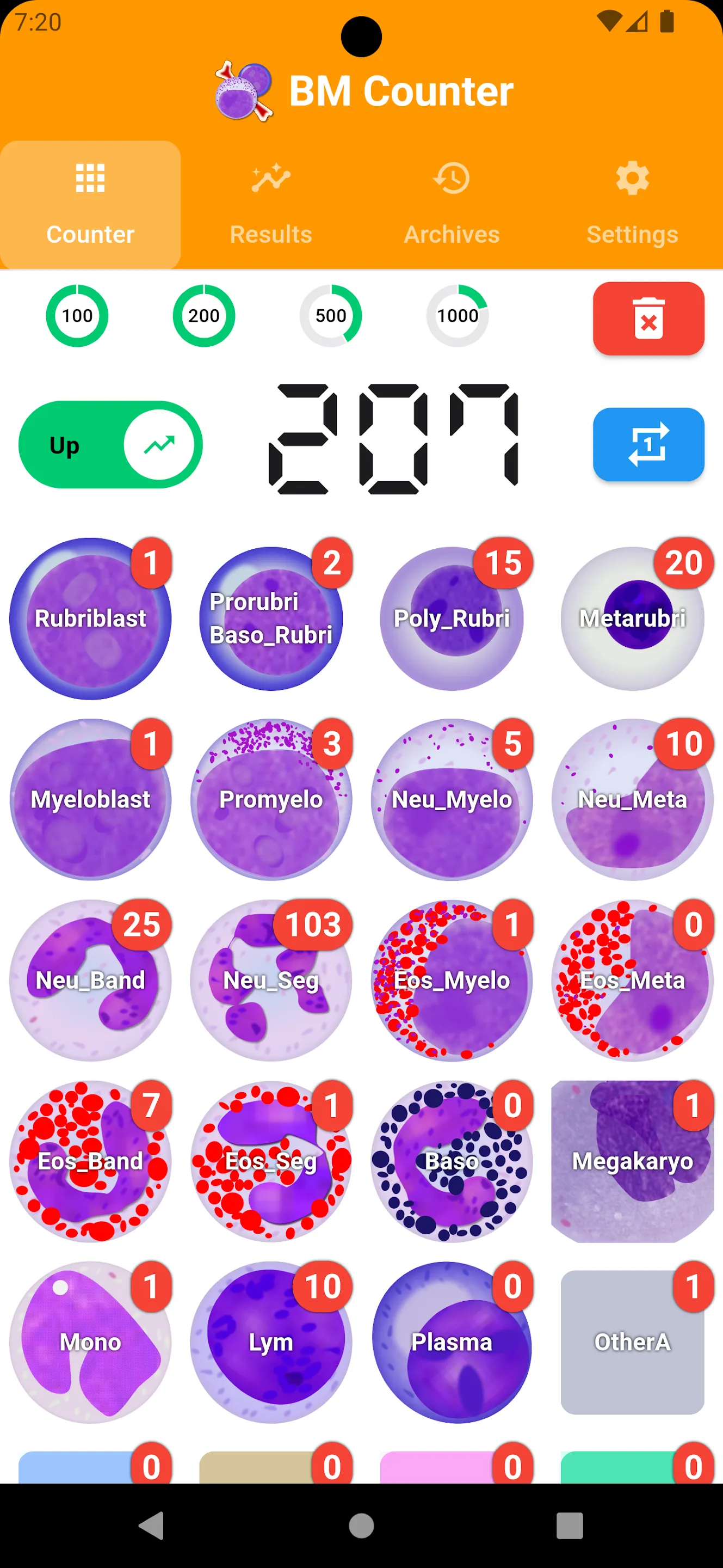 Bone Marrow Cells Counter | Indus Appstore | Screenshot