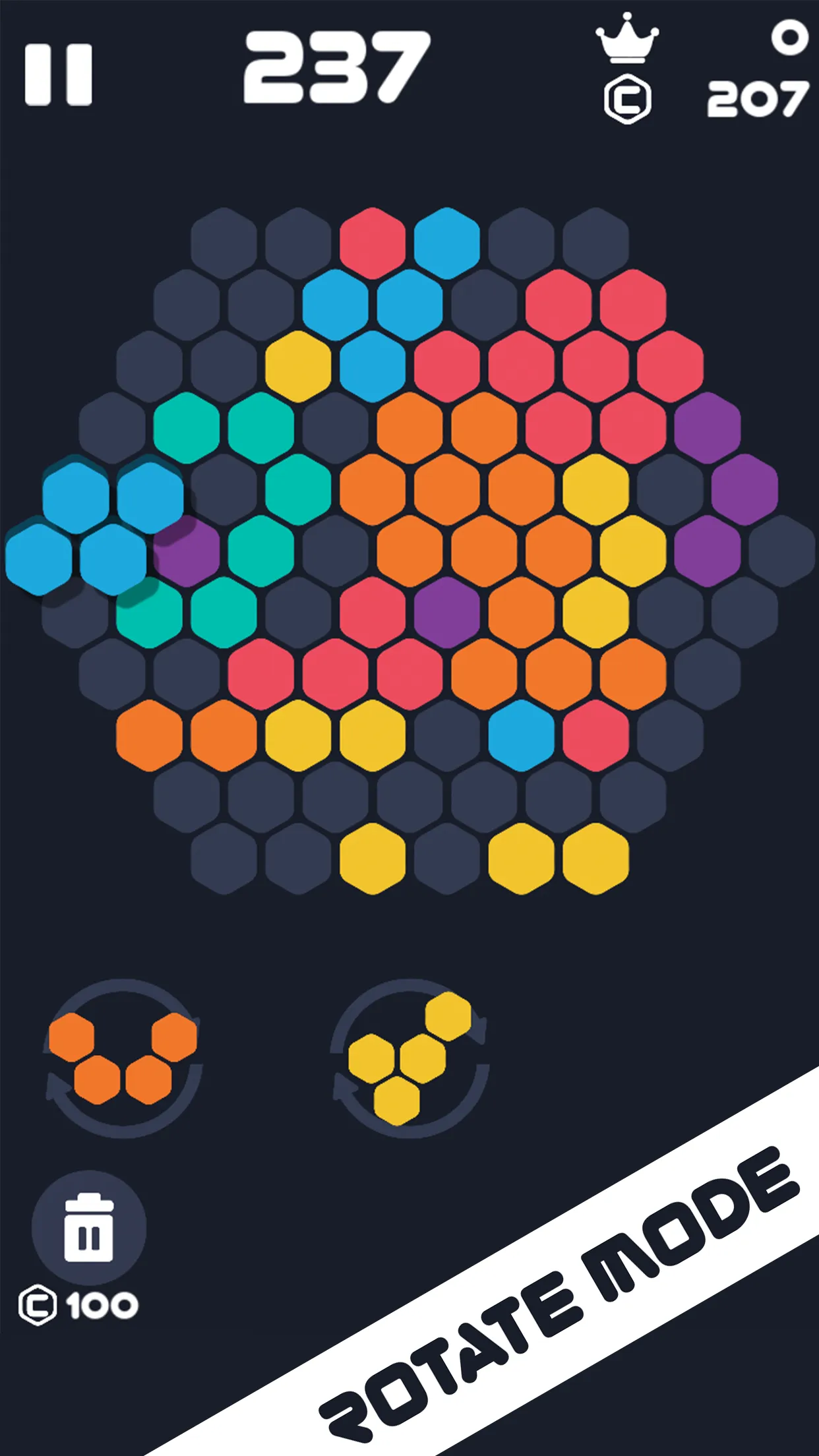 Hexa Brick: Hexagon Block 1010 | Indus Appstore | Screenshot