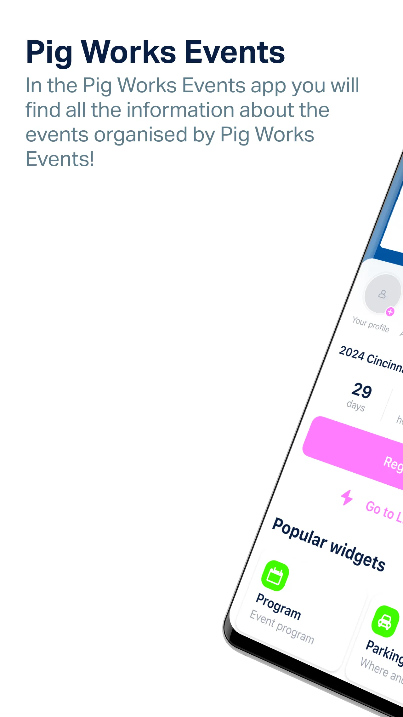 Pig Works Events | Indus Appstore | Screenshot