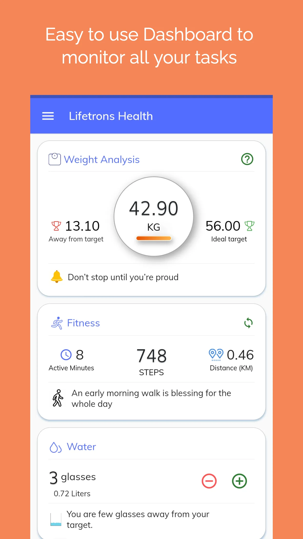 Lifetrons - Diet & Weight Loss | Indus Appstore | Screenshot