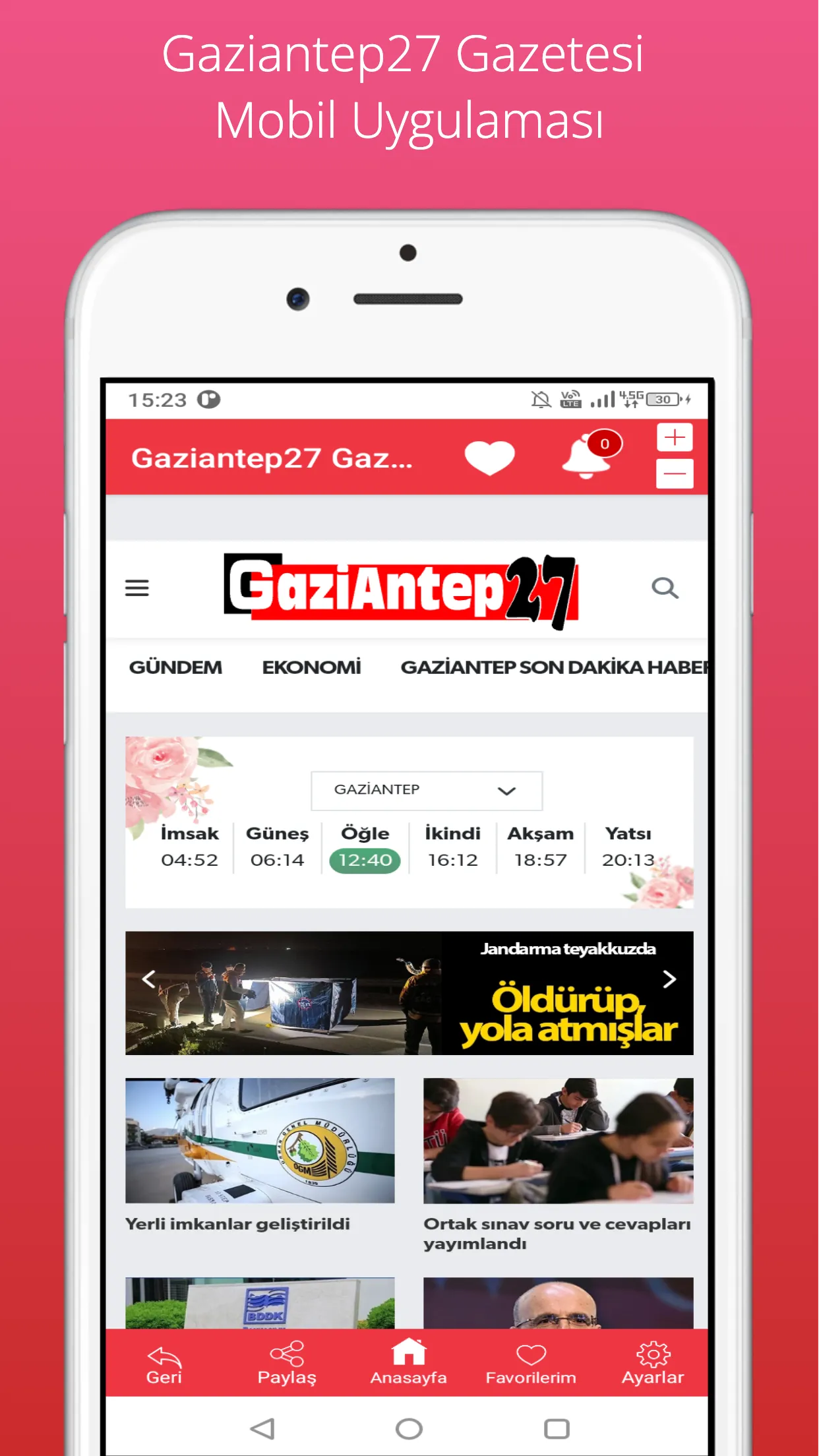 Gaziantep27 Gazetesi | Indus Appstore | Screenshot