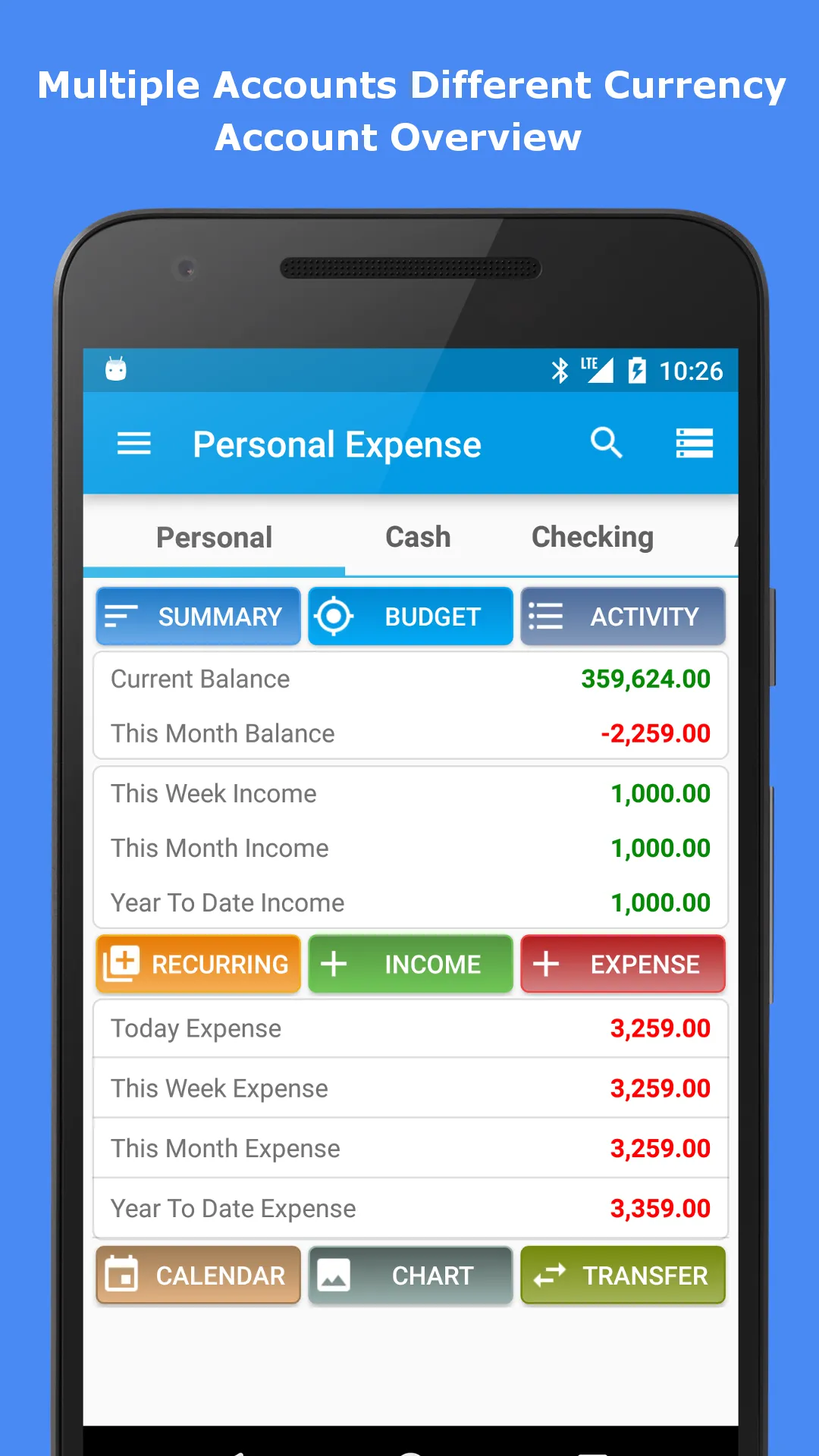 Expense Manager | Indus Appstore | Screenshot