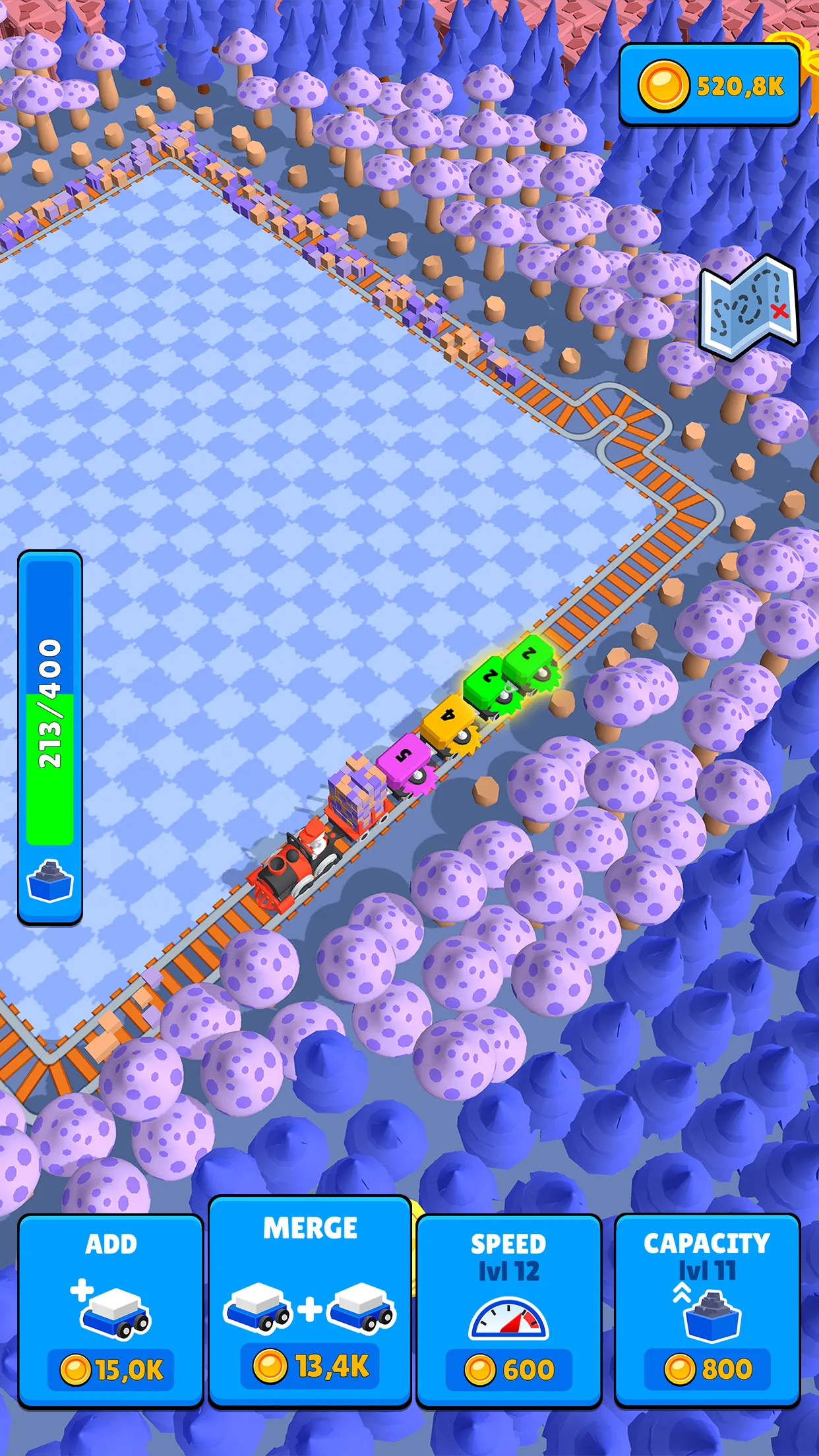 Train Miner: Idle Railway Game | Indus Appstore | Screenshot