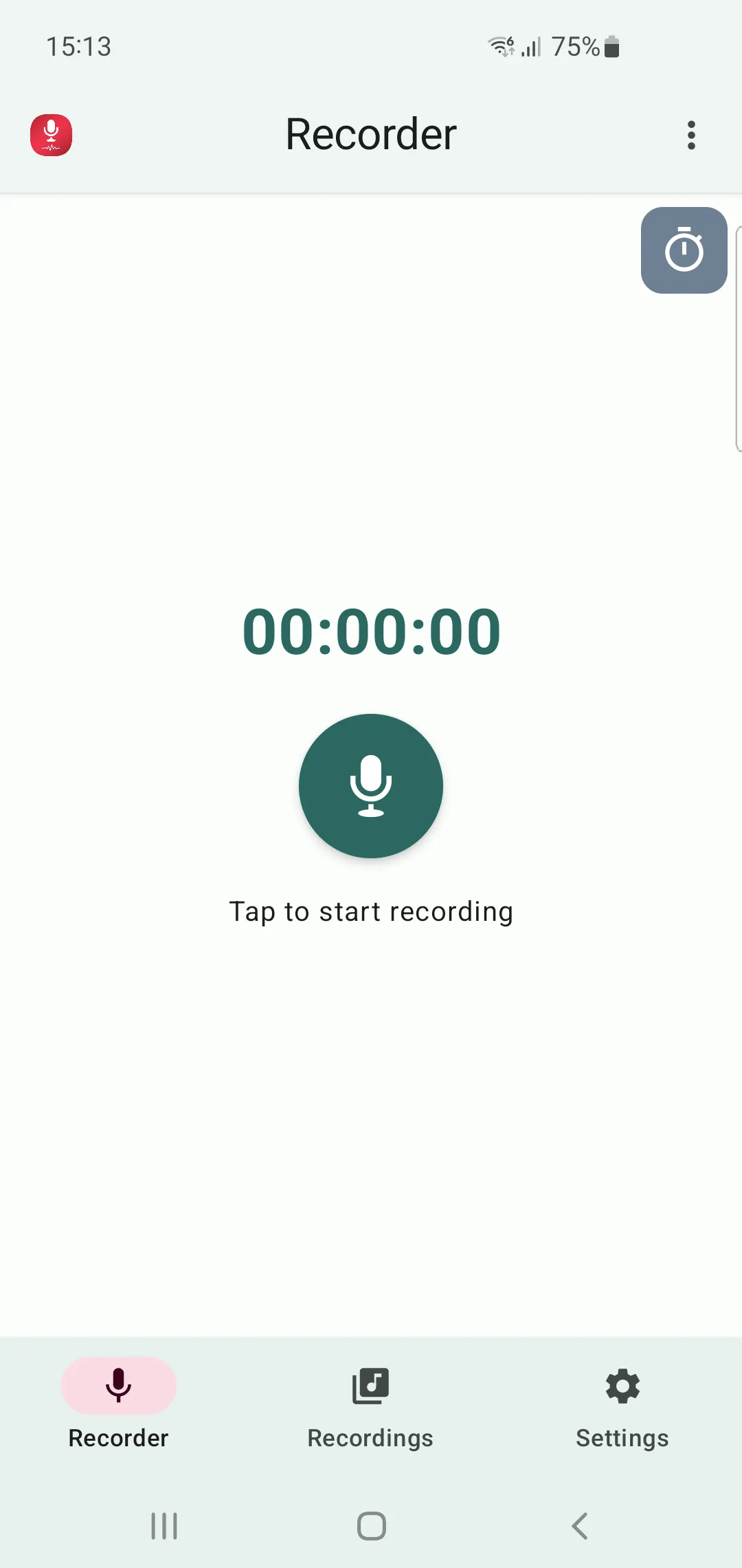 Voice Recorder in Background | Indus Appstore | Screenshot