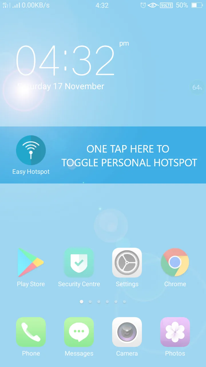 Quick Hotspot - Homescreen Hot | Indus Appstore | Screenshot