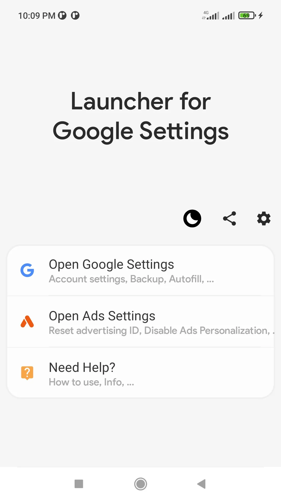 Launcher for Google Settings a | Indus Appstore | Screenshot