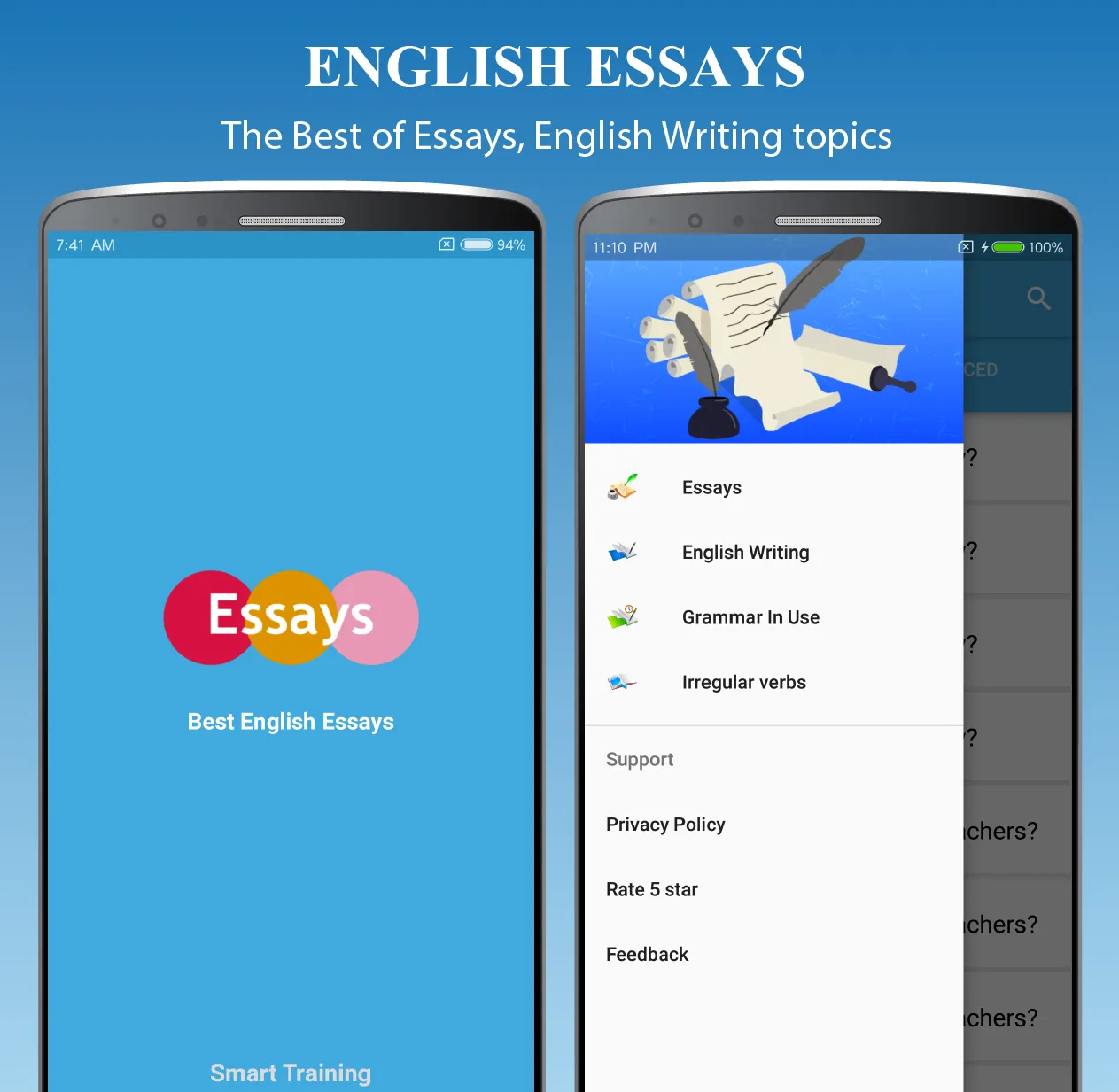 Super English Essays - Writing | Indus Appstore | Screenshot