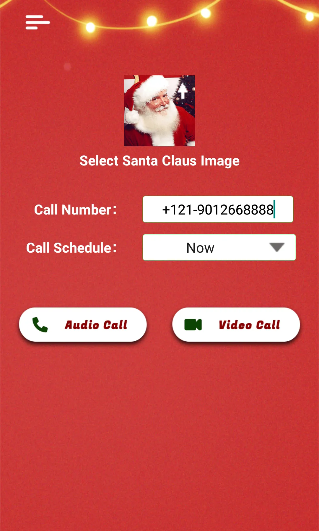 Fake Call From Santa Claus Sim | Indus Appstore | Screenshot