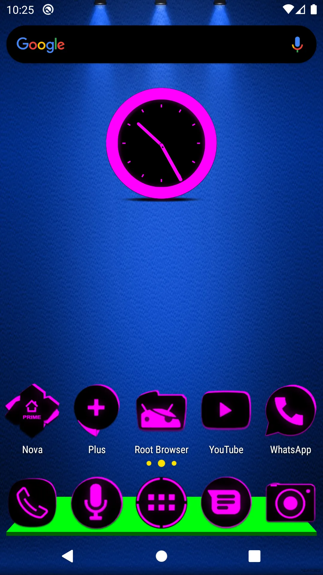 Flat Black and Pink Icon Pack | Indus Appstore | Screenshot