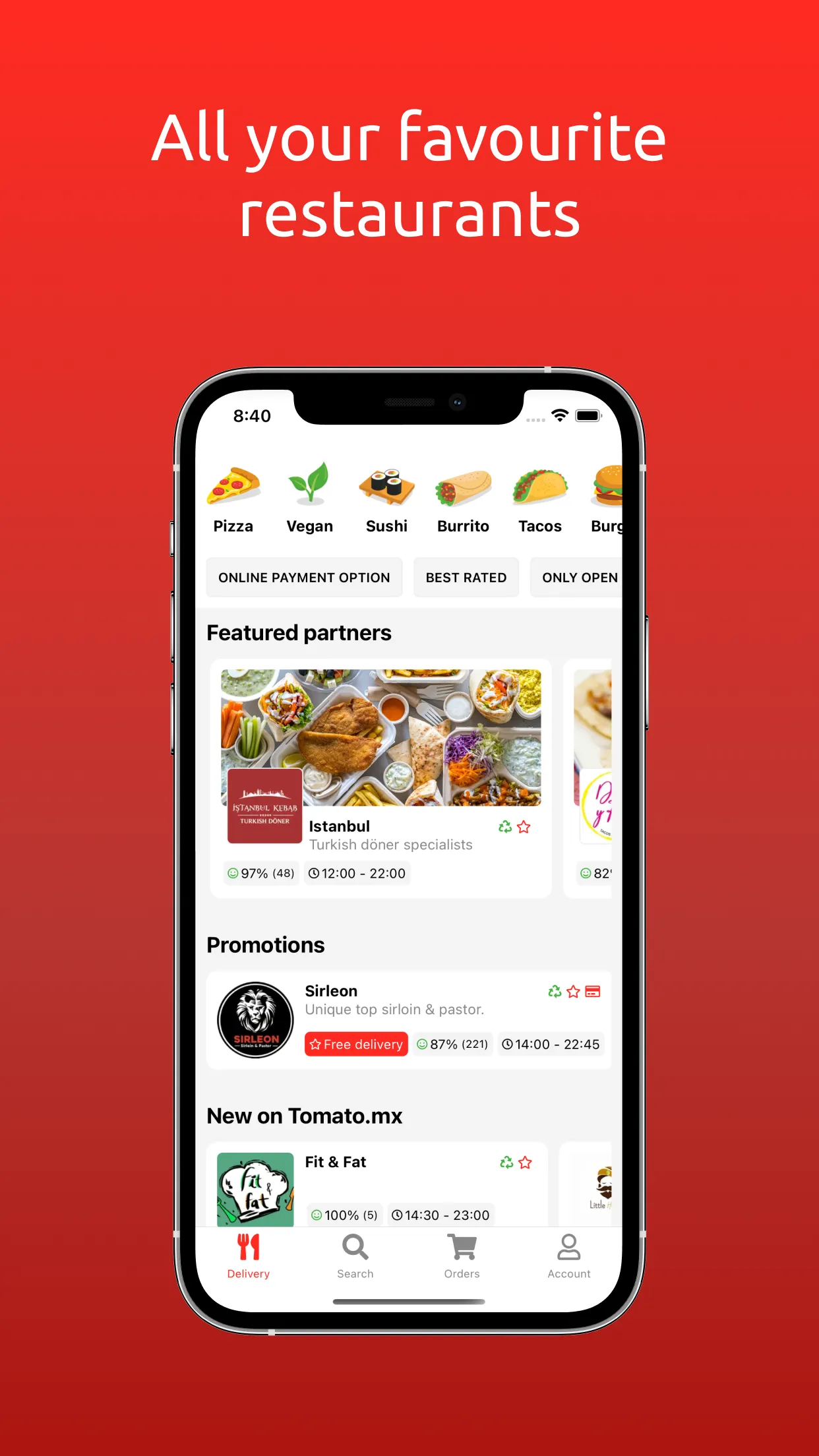 Tomato.mx - Food delivery | Indus Appstore | Screenshot