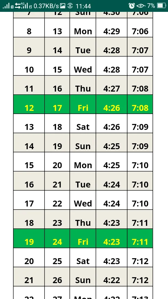 Nashik Ramazan Time Table | Indus Appstore | Screenshot