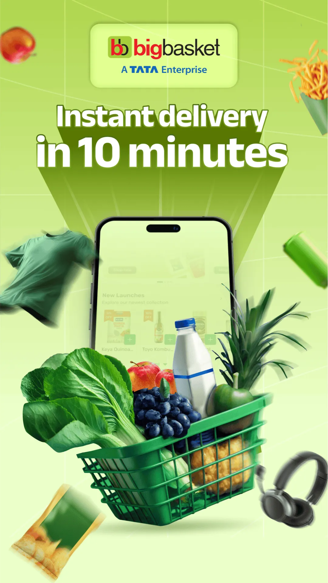 bigbasket: 10 min Grocery App | Indus Appstore | Screenshot