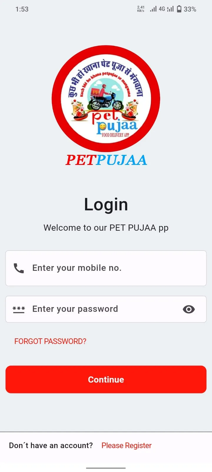 Pet Pujaa - Food Delivery App | Indus Appstore | Screenshot