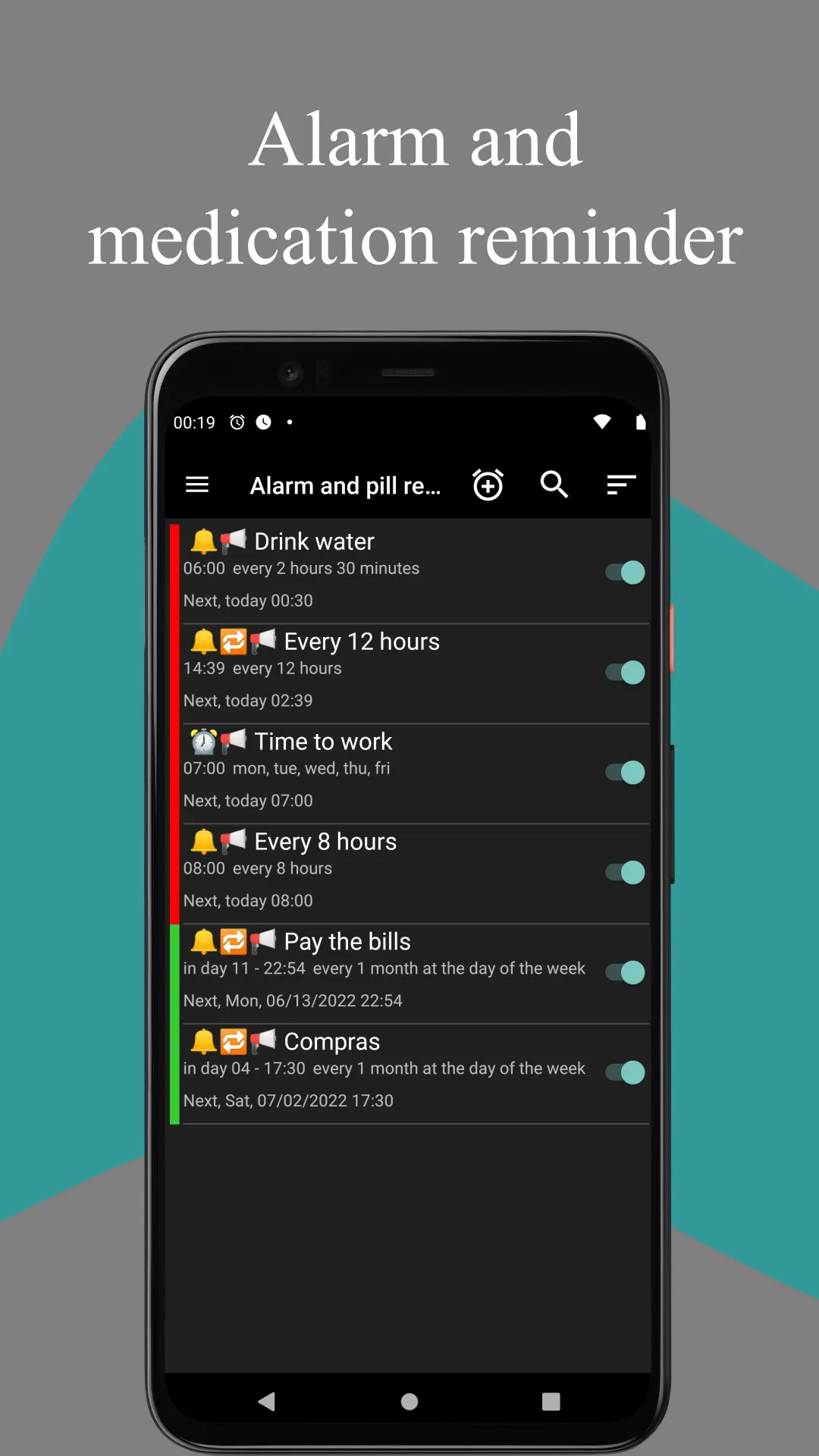 Alarm and pill reminder | Indus Appstore | Screenshot