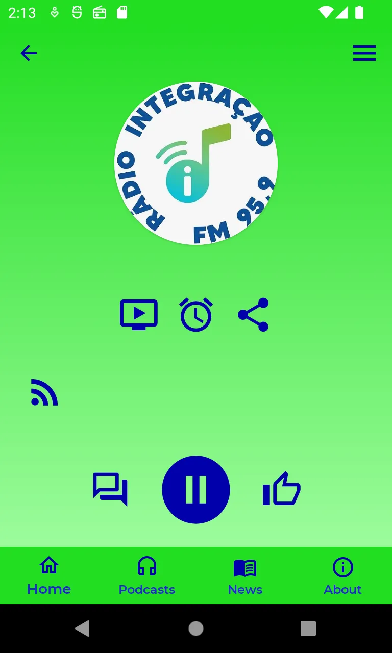 Rádio Integração FM | Indus Appstore | Screenshot