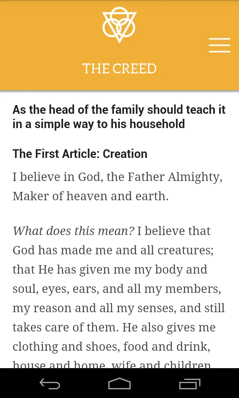 Luther's Small Catechism | Indus Appstore | Screenshot