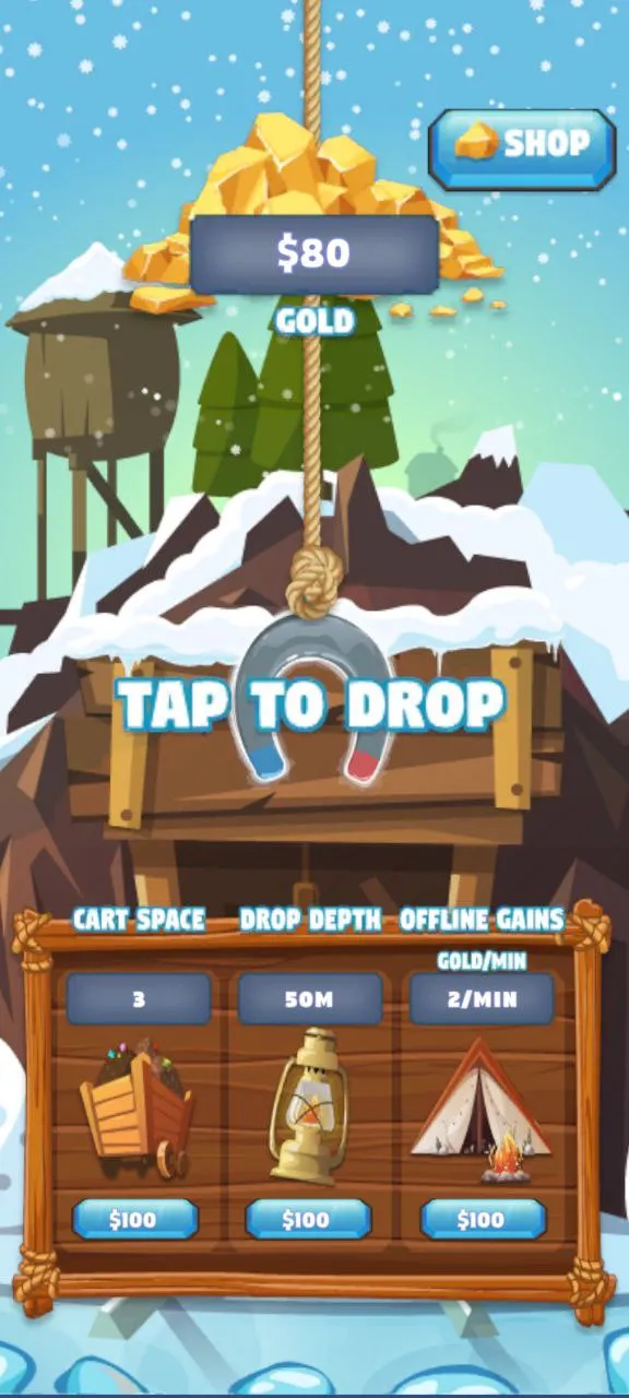 Magnet Miner Winter Edition | Indus Appstore | Screenshot