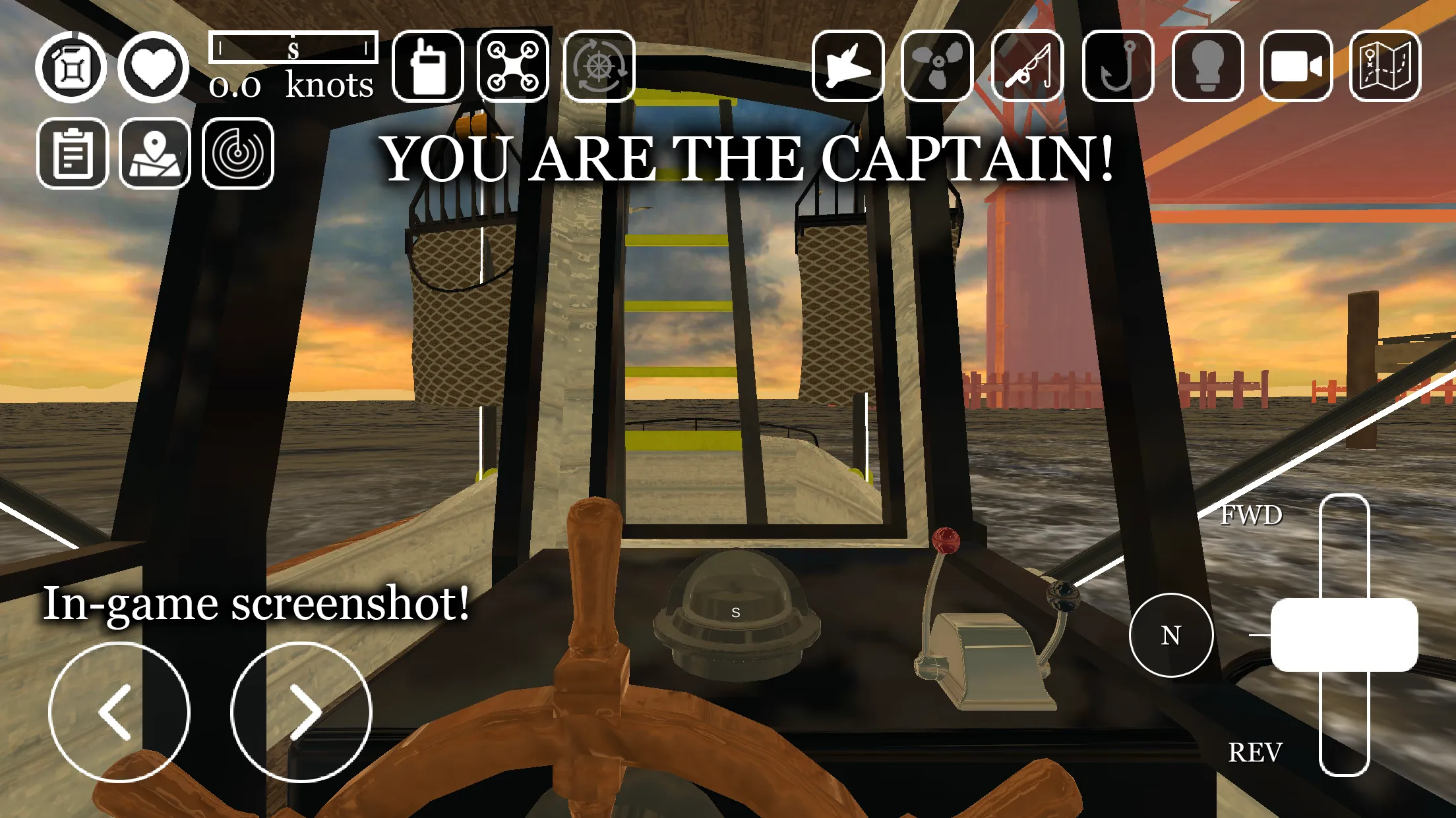 uCaptain: Boat Fishing Game 3D | Indus Appstore | Screenshot