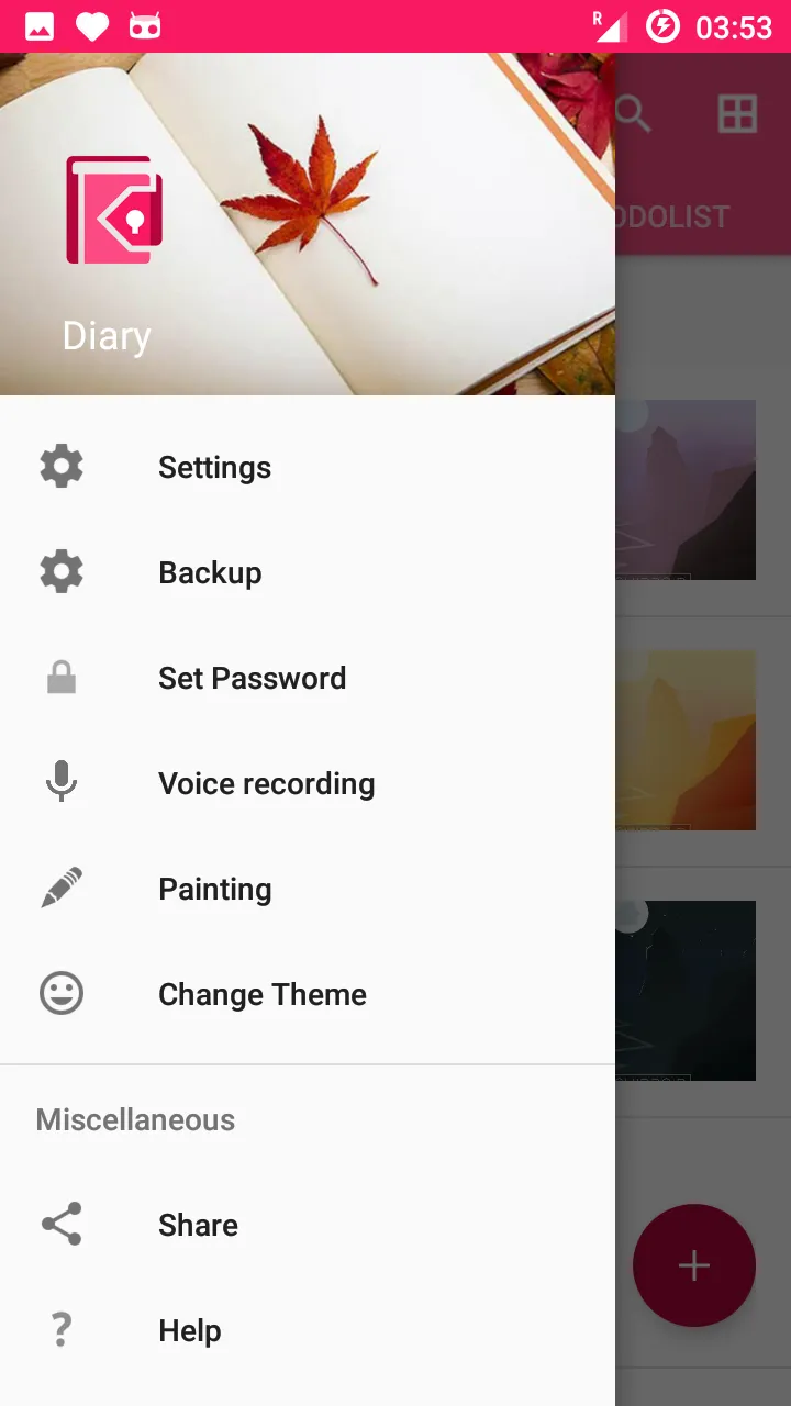 Diary App with Password | Indus Appstore | Screenshot