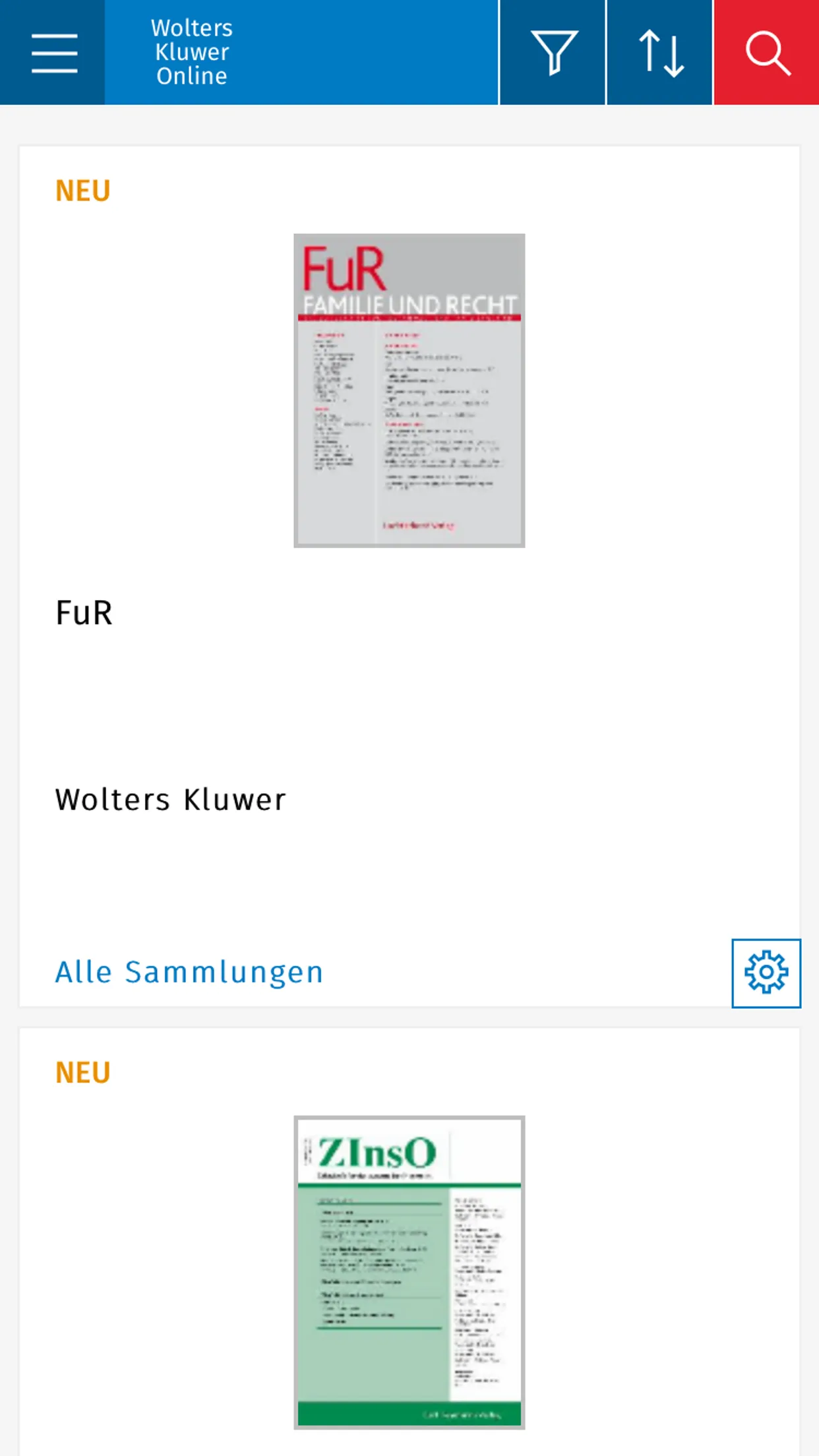 Wolters Kluwer Online | Indus Appstore | Screenshot