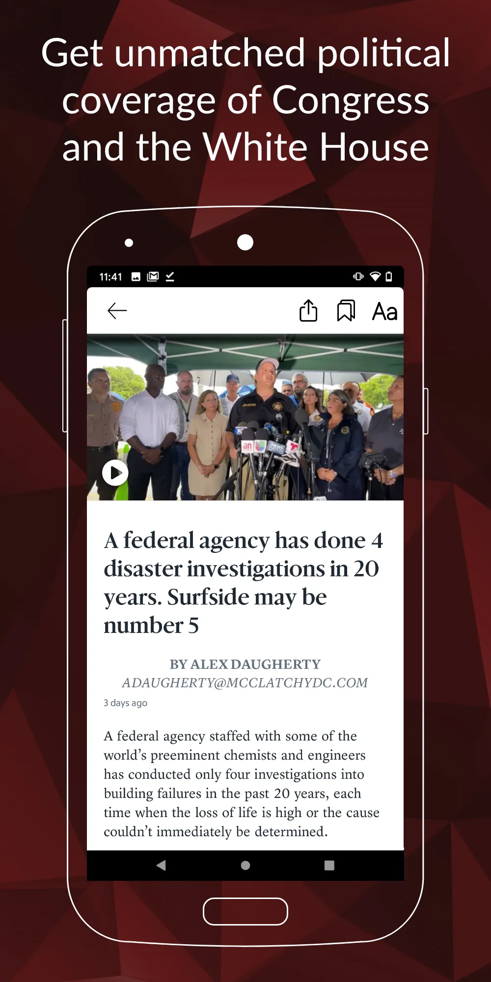 McClatchy DC Bureau | Indus Appstore | Screenshot