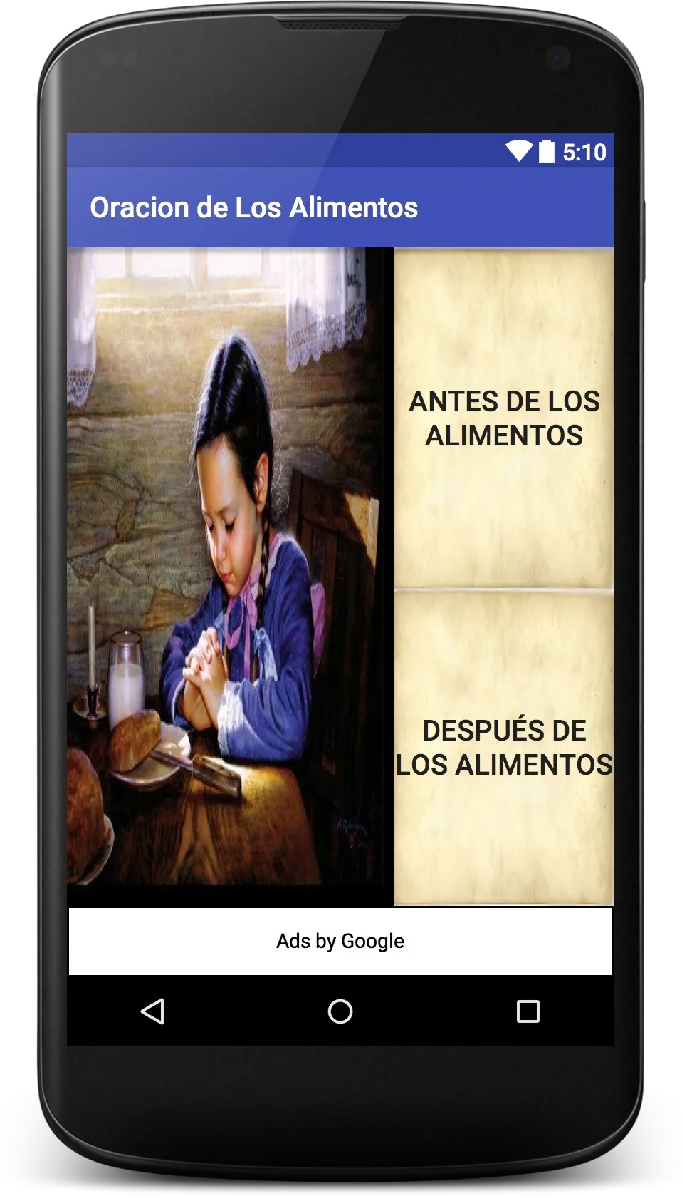 Oracion de Los Alimentos | Indus Appstore | Screenshot