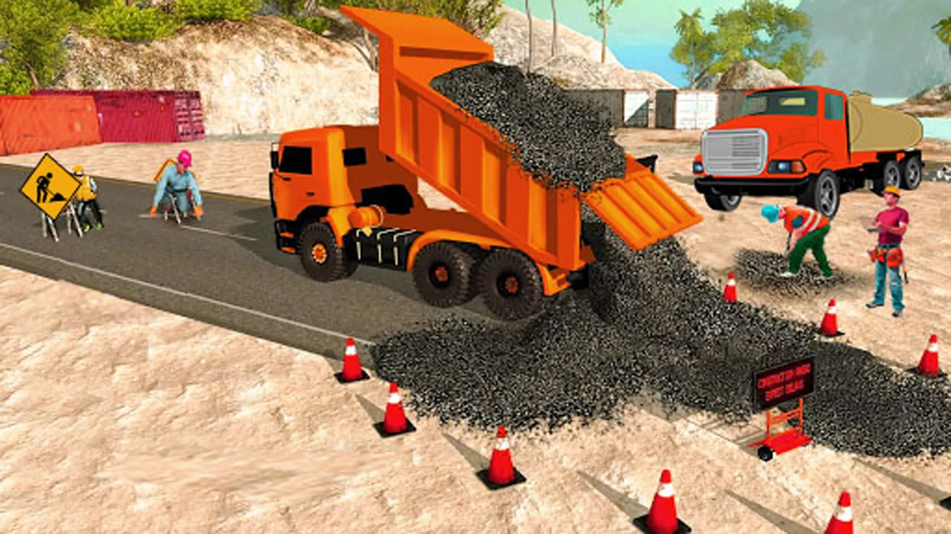 Highway road construction game | Indus Appstore | Screenshot