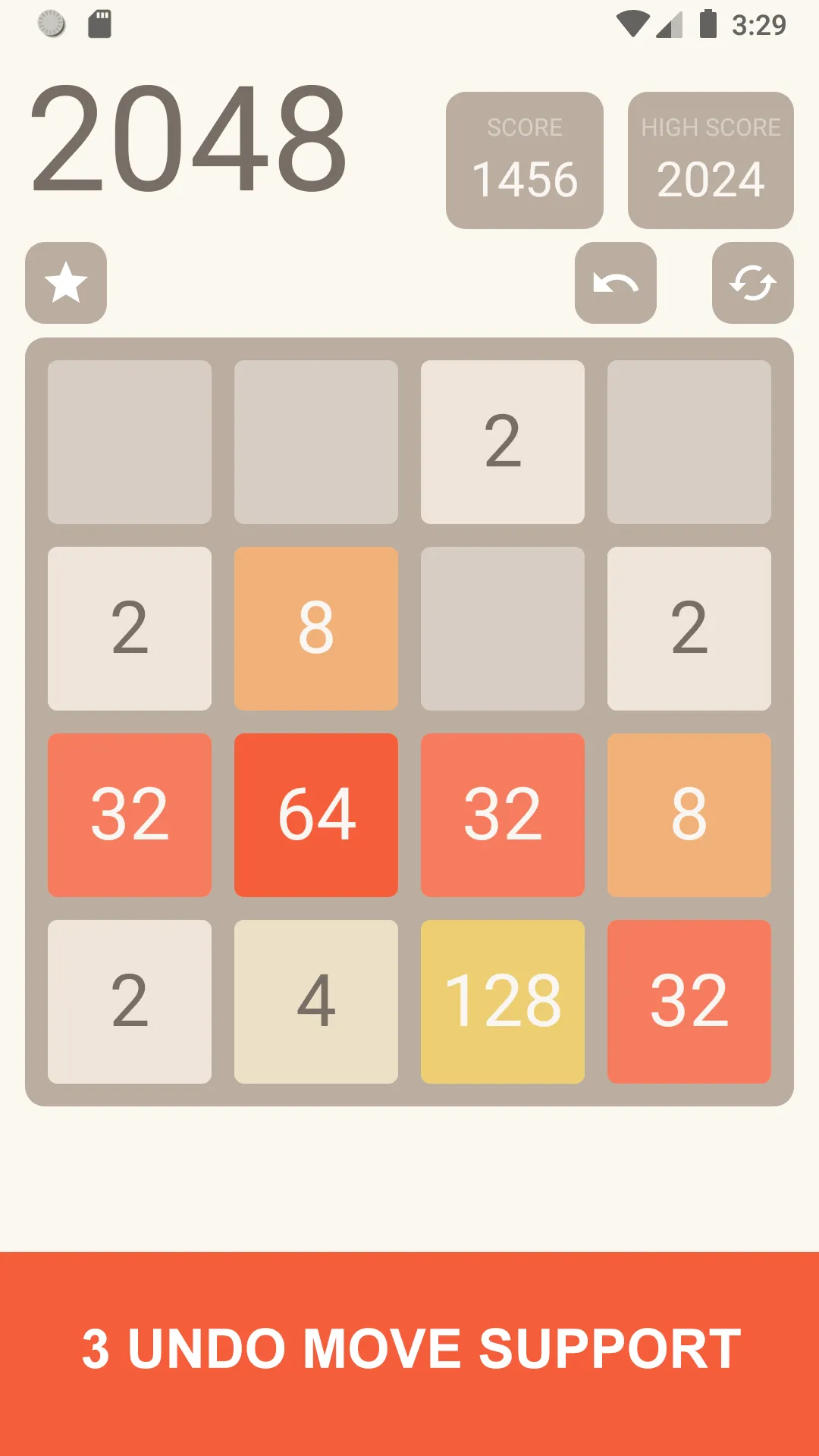 2048 Number Puzzle Game | Indus Appstore | Screenshot