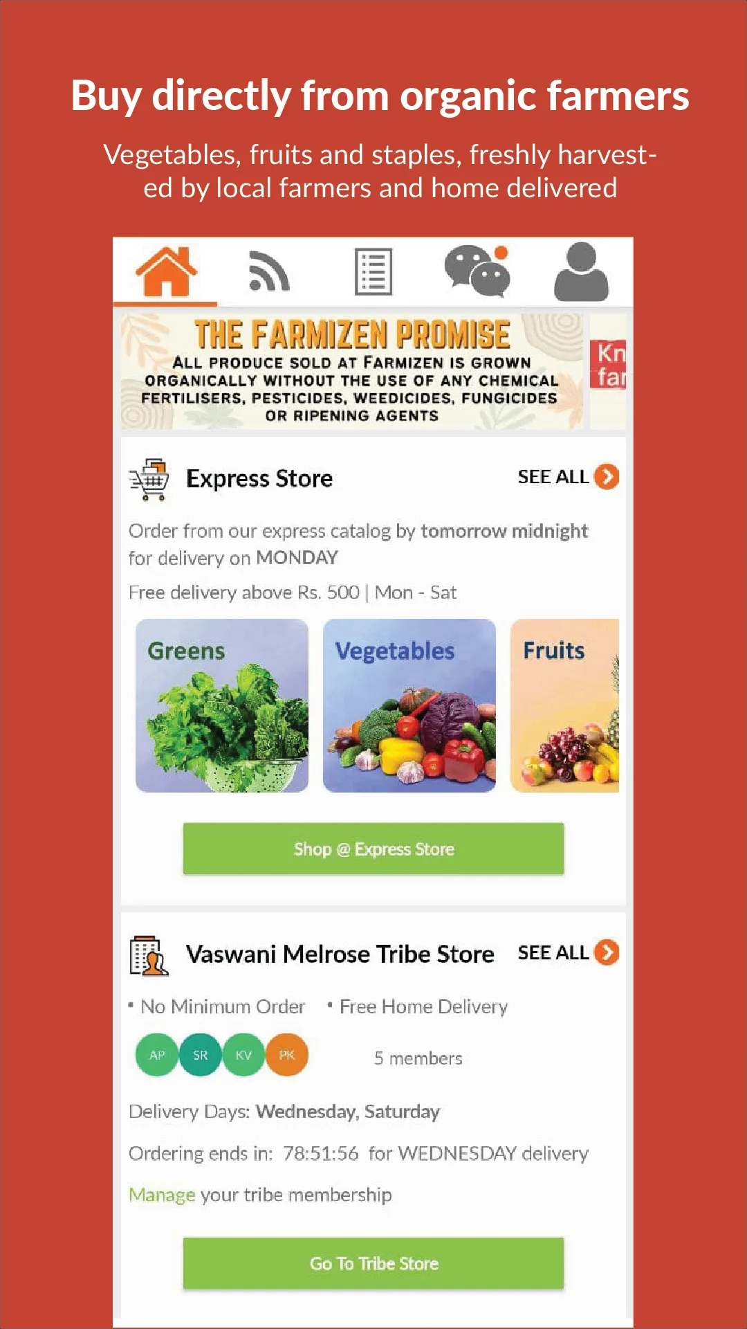 Farmizen - Organic Fruits & Ve | Indus Appstore | Screenshot