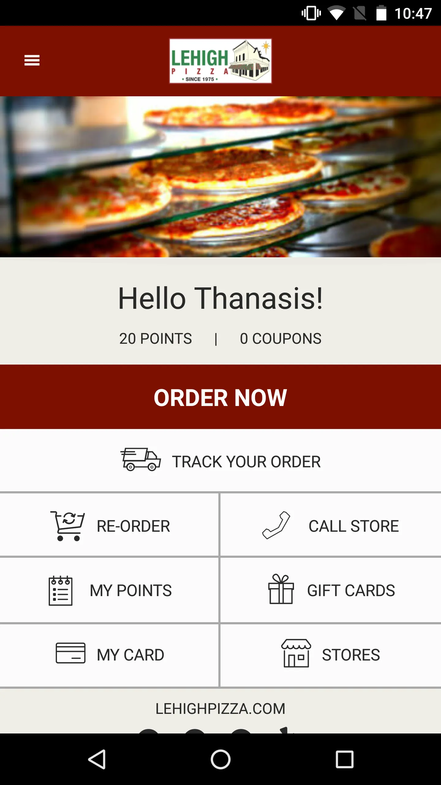 Lehigh Pizza | Indus Appstore | Screenshot