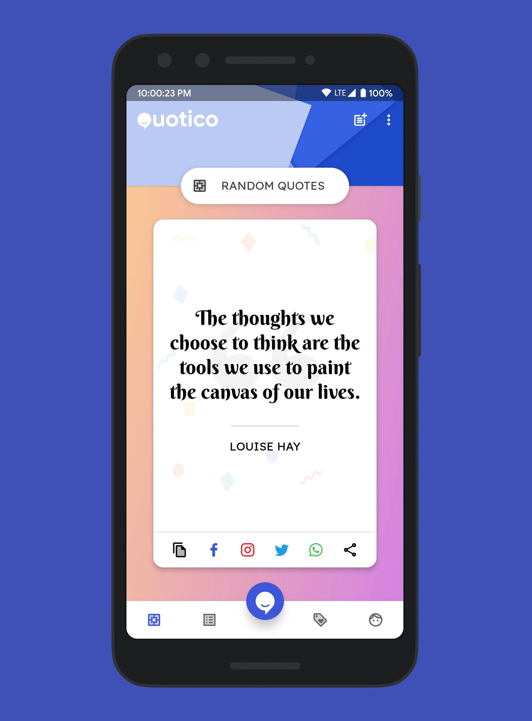 Quotico - Create Quotes, Poetr | Indus Appstore | Screenshot