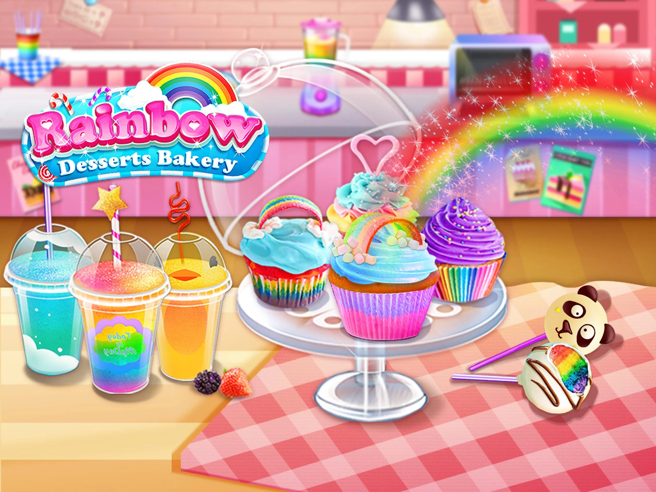 Rainbow Desserts Bakery Party | Indus Appstore | Screenshot