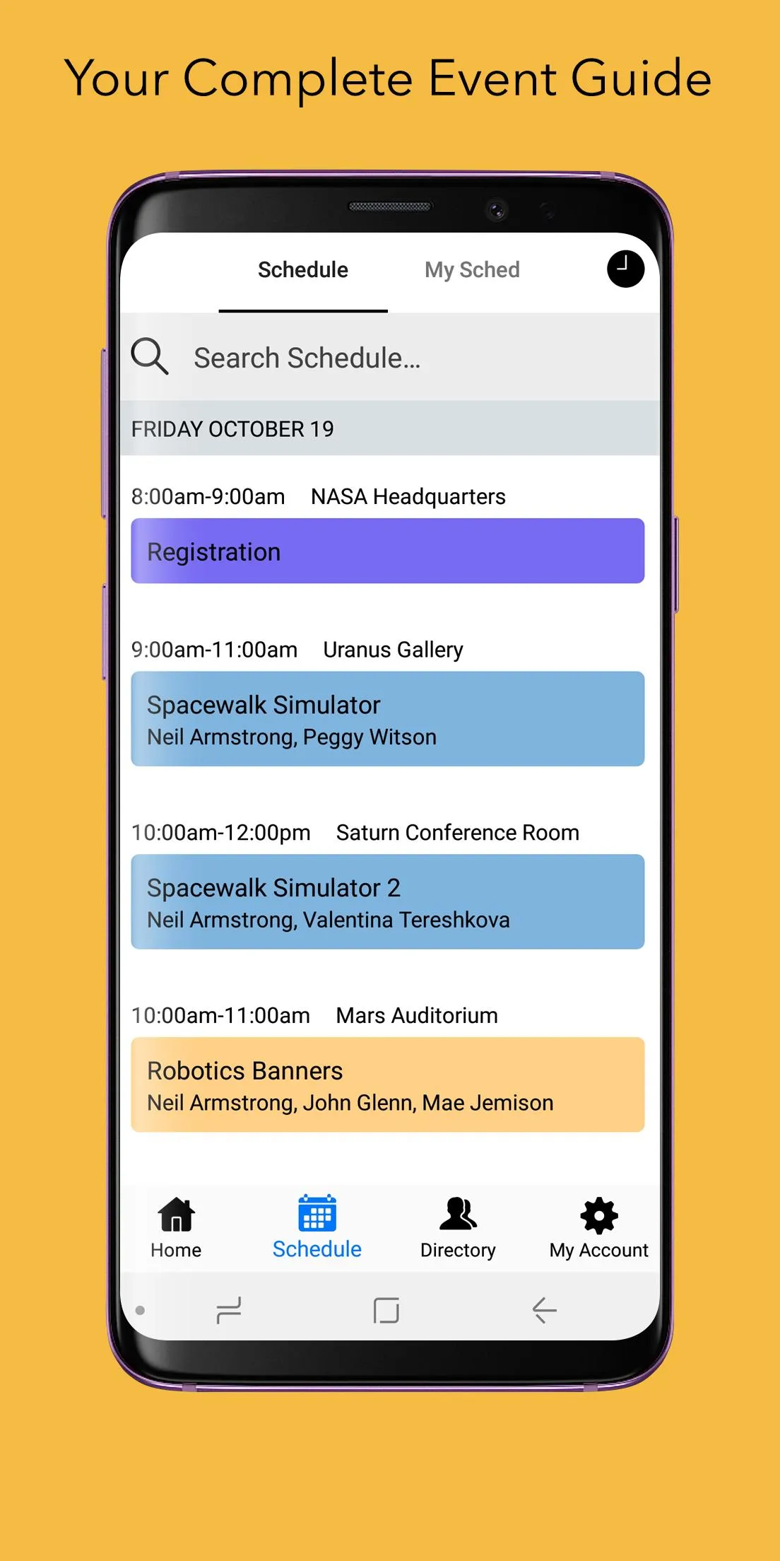Sched | Indus Appstore | Screenshot