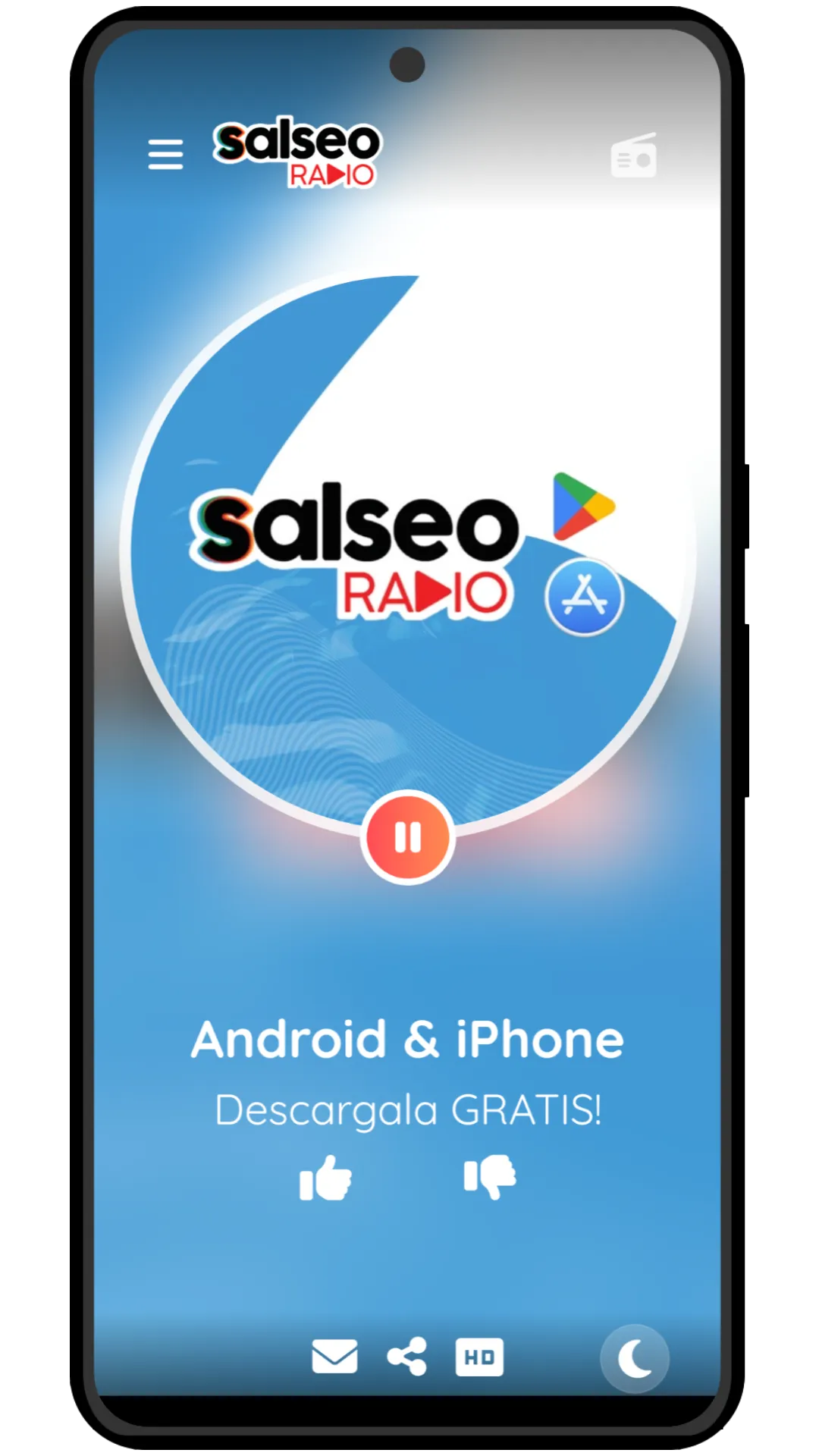 Salseo Radio | Indus Appstore | Screenshot