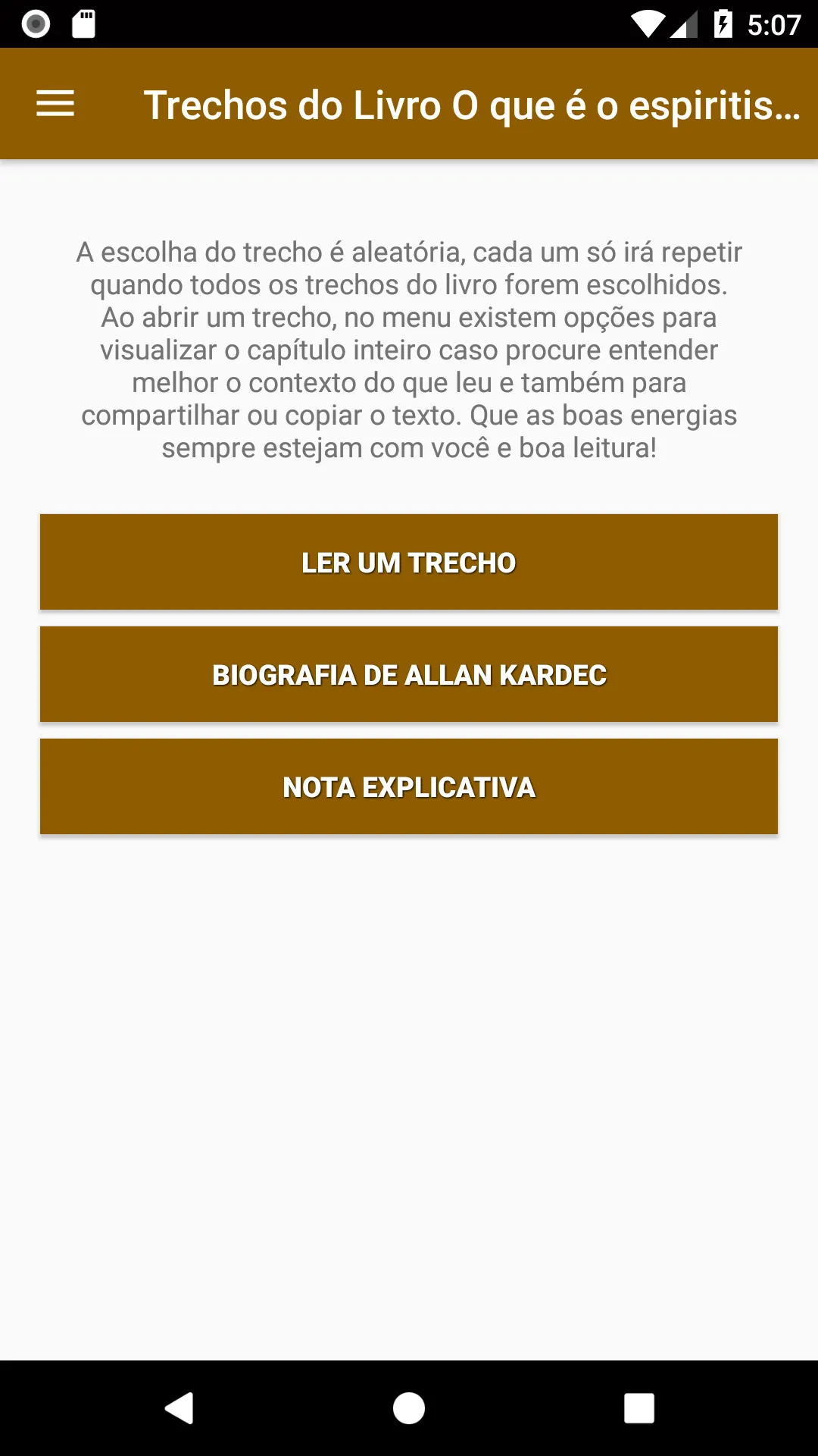 Trechos O que é o Espiritismo | Indus Appstore | Screenshot