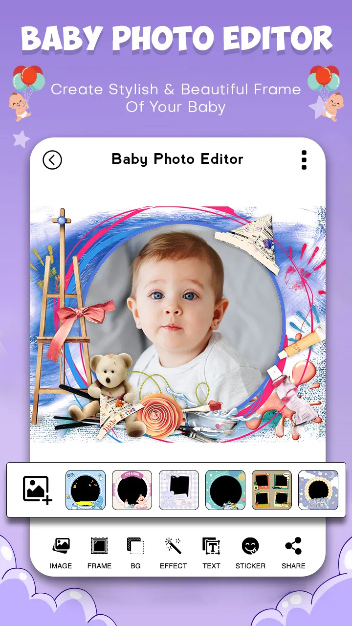 Baby Pics - Baby Photo Editor | Indus Appstore | Screenshot