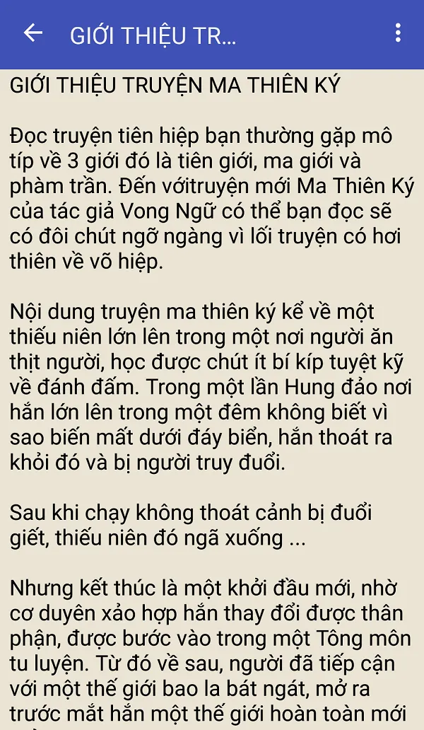 Ma thien ky - Truyen tien hiep | Indus Appstore | Screenshot