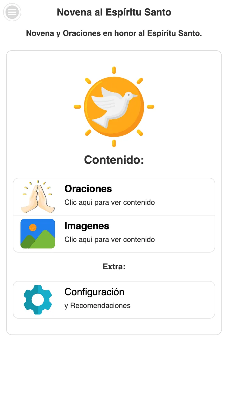 Novena al Espíritu Santo | Indus Appstore | Screenshot