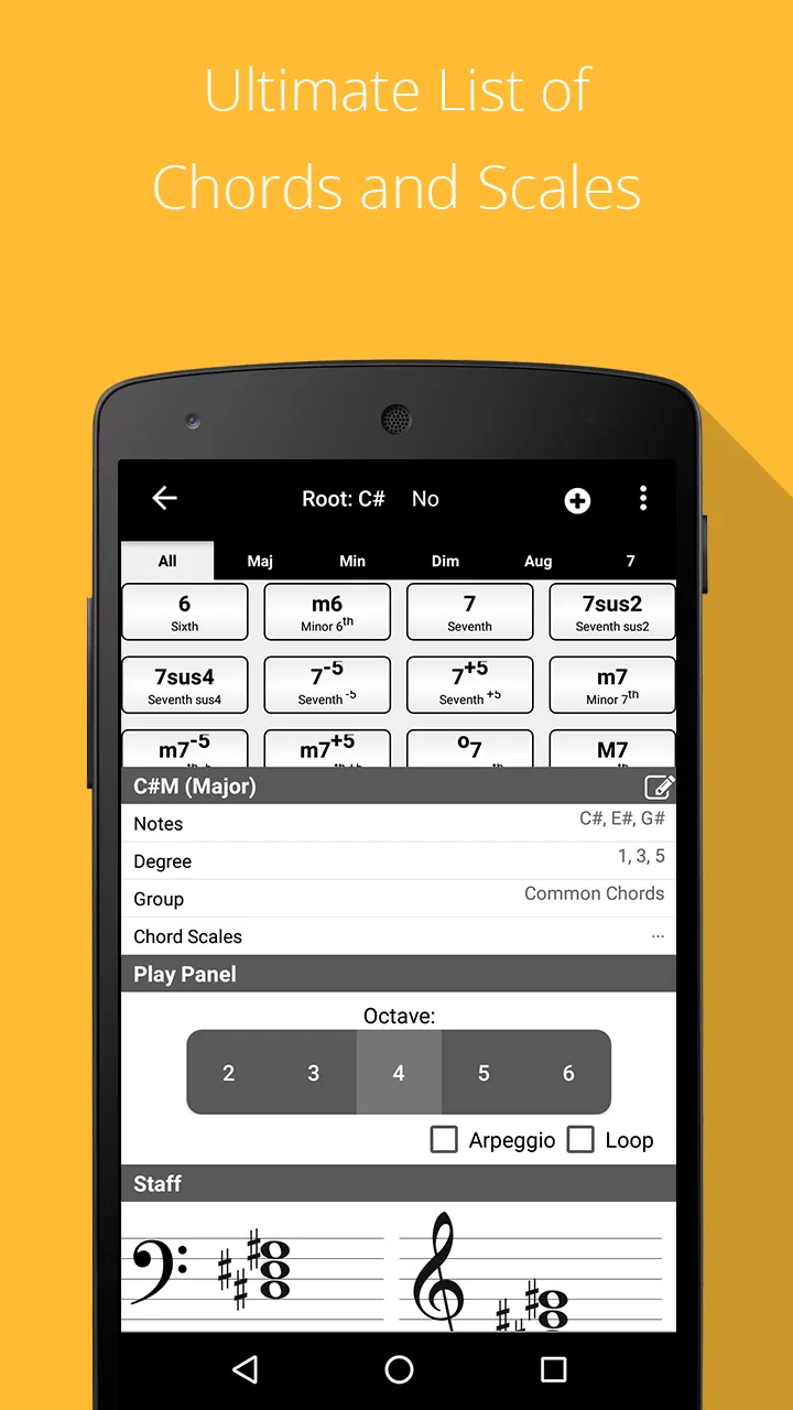 Piano Chord, Scale, Progressio | Indus Appstore | Screenshot