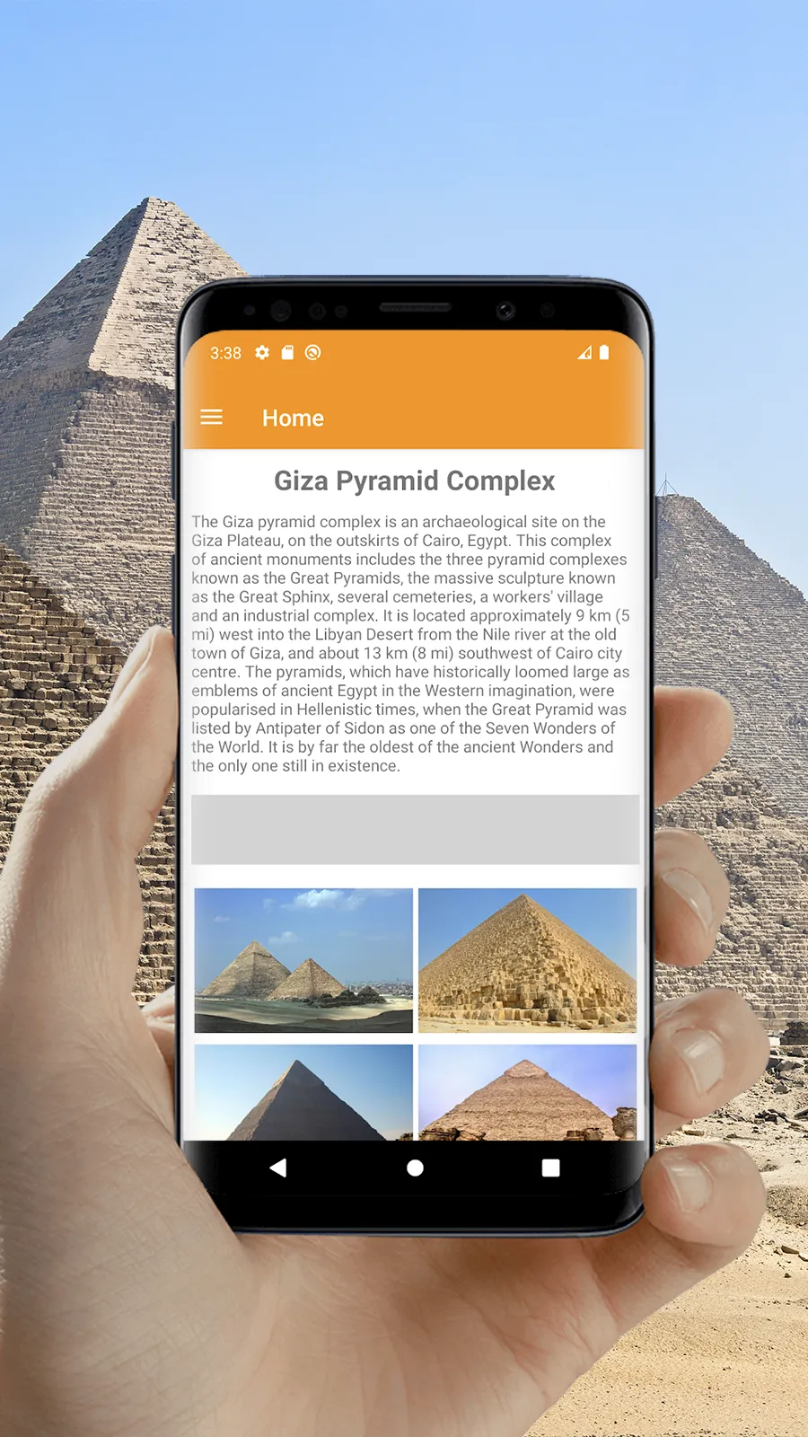 Giza Pyramids Complex | Indus Appstore | Screenshot