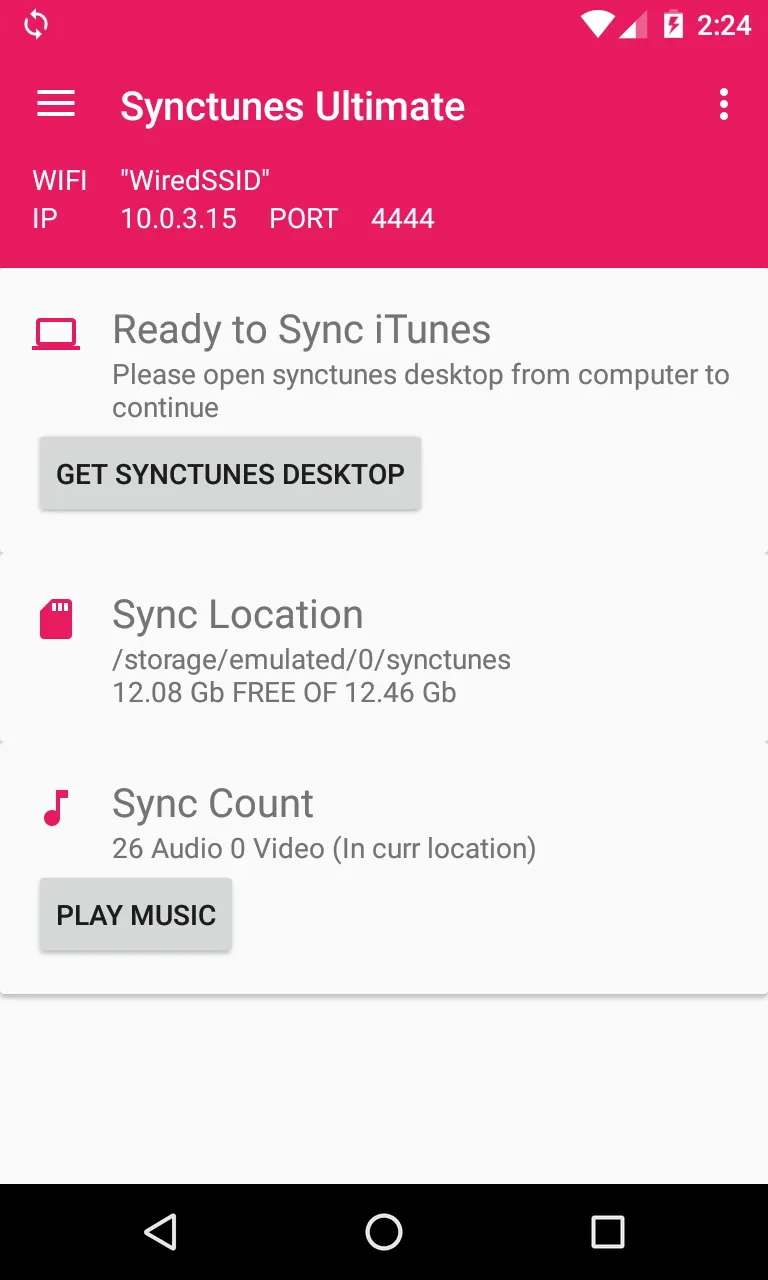 Sync iTunes to android Free | Indus Appstore | Screenshot