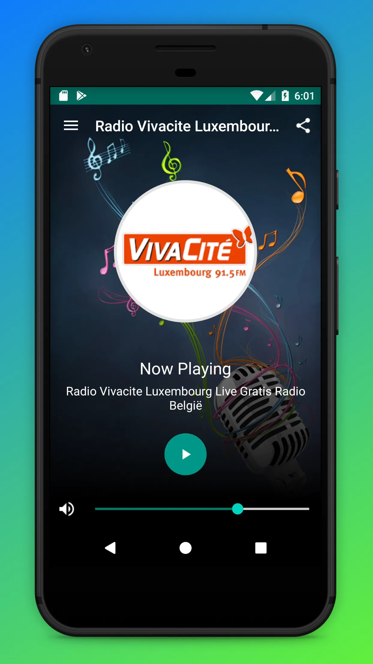 Vivacité Radio Luxembourg App | Indus Appstore | Screenshot